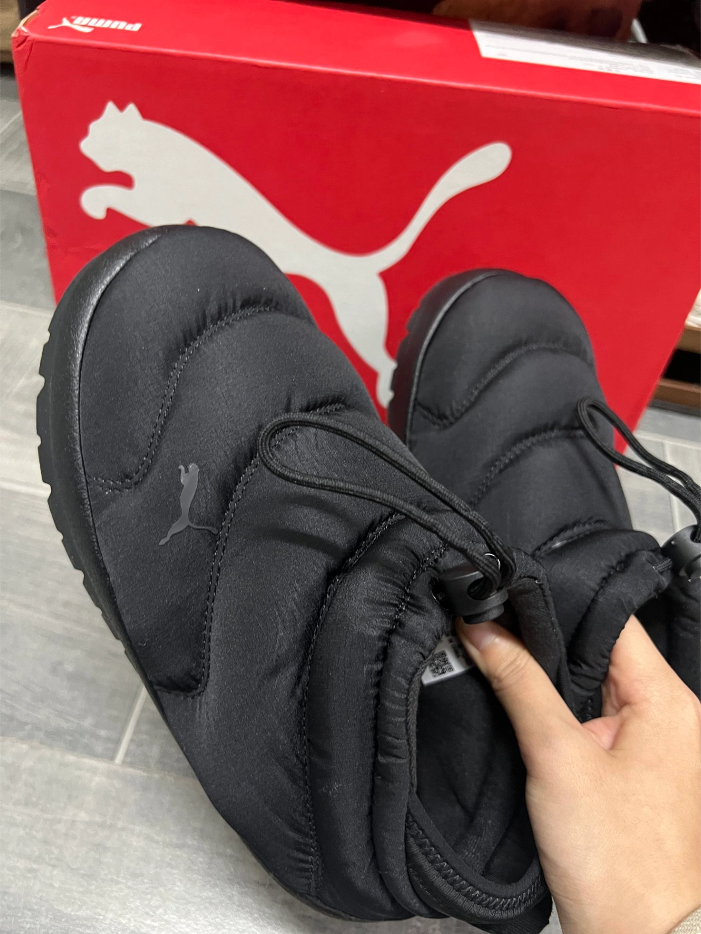 custom review-PUMA MID Топ Повседневный Унисекс Черный