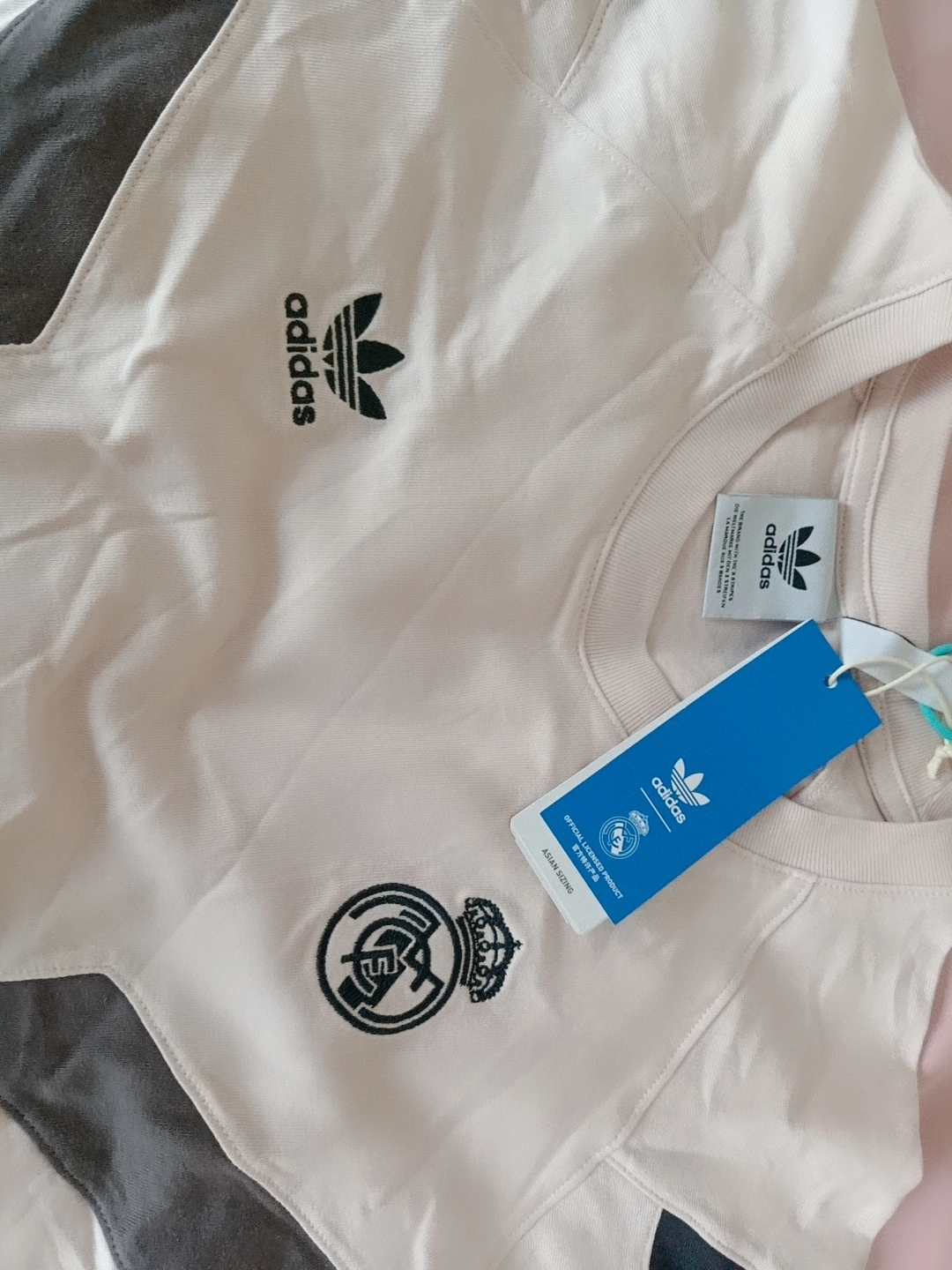 custom review-Adidas Originals Real Madrid T-Shirt T-Shirt Мужской Темный Фотиния Серый