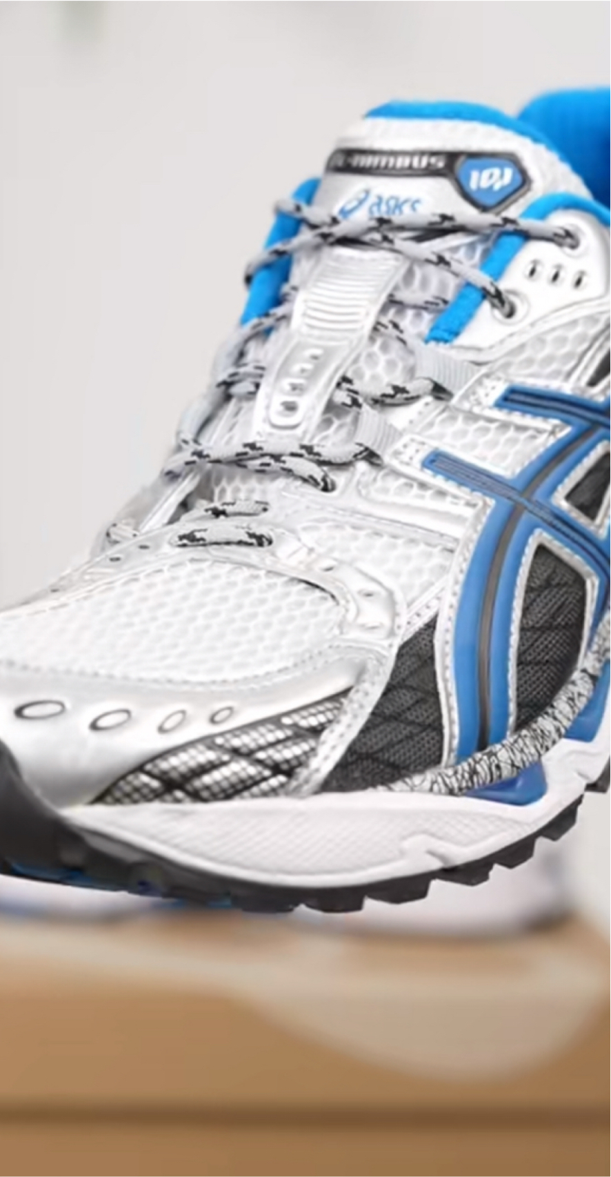 custom review-Asics Gel Nimbus 10,1 Low Top Марафон ТРЕНИРОВОЧНАЯ БЕЖА ЛАЙНЕР Обувь Унисекс Белый Синий