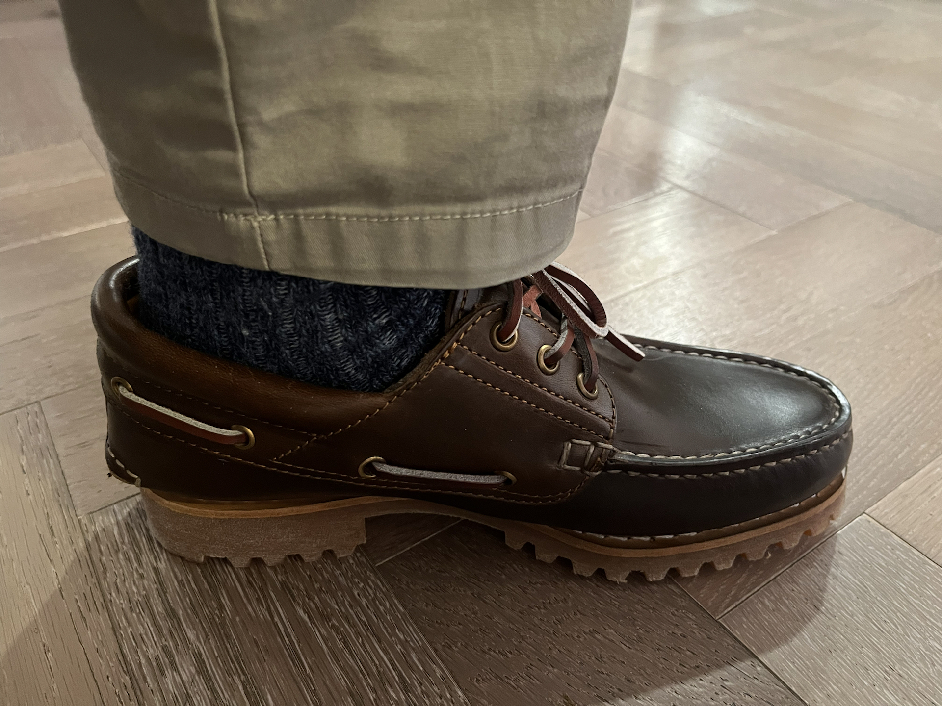 custom review-Timberland 3 Eye Топсайдеры Мужские Коричневые