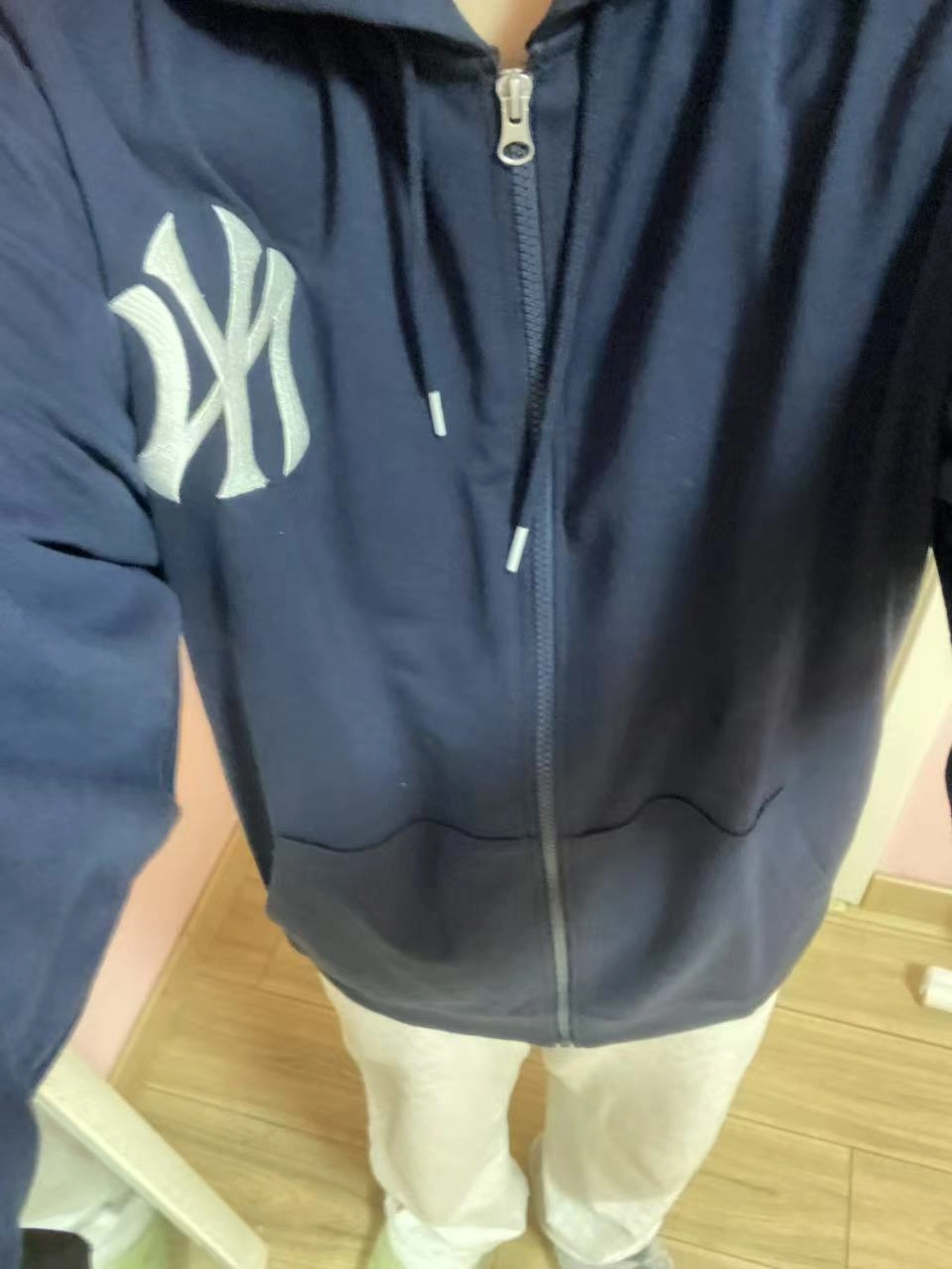 custom review-New Era Толстовка Мужская Морской Синий