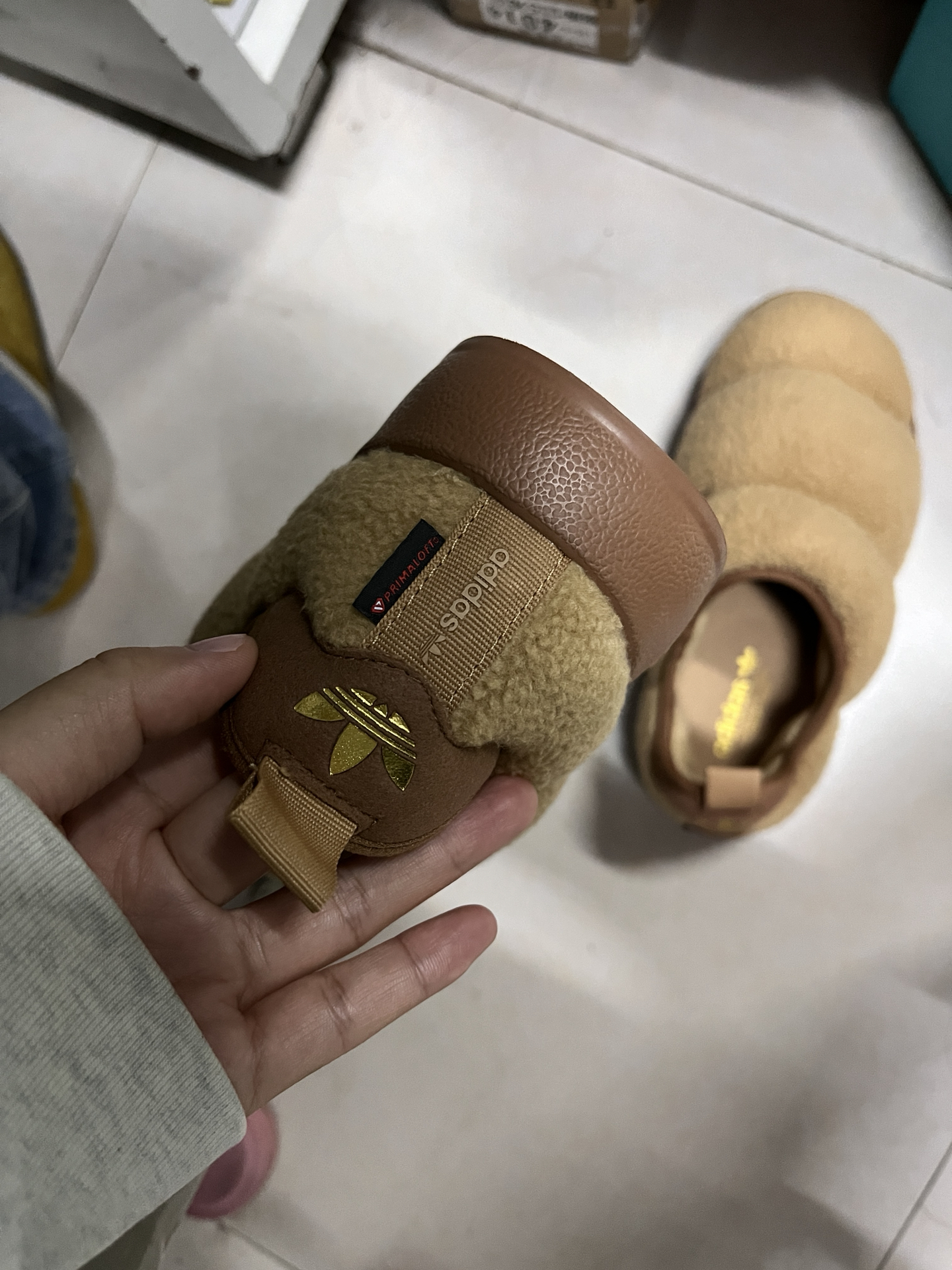 custom review-Adidas Originals Puffylette Slip-resistant Low Top Casual Men's Brown Adidas Originals Puffylette Противоскользящий Низкий Топ Повседневный Мужской Коричневый