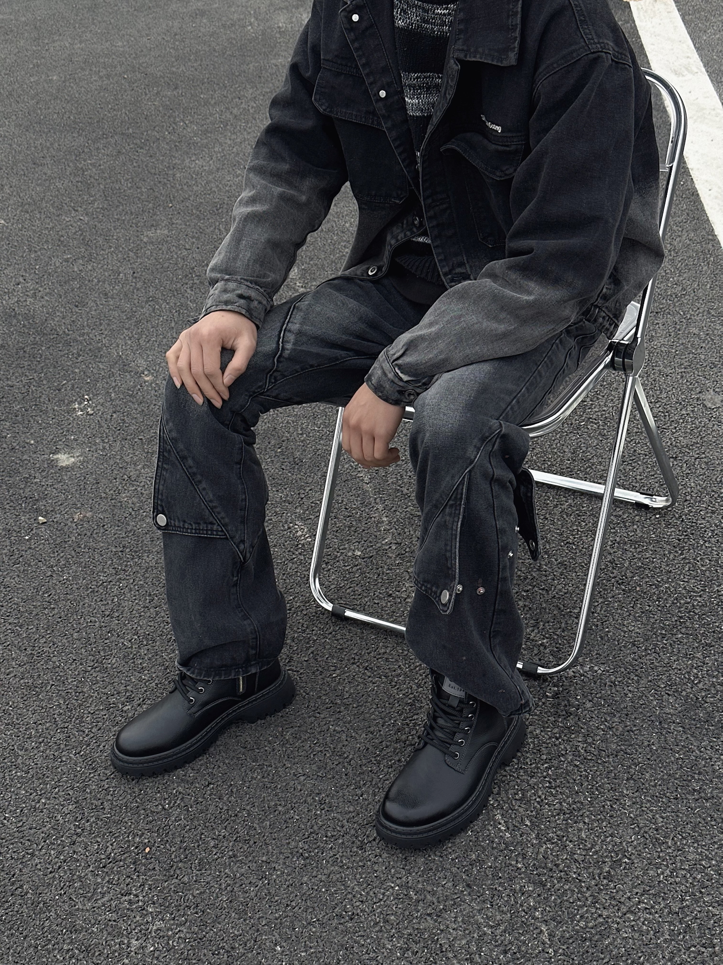 黑武士马丁靴穿搭简约又帅气,这该死的魅力‼️