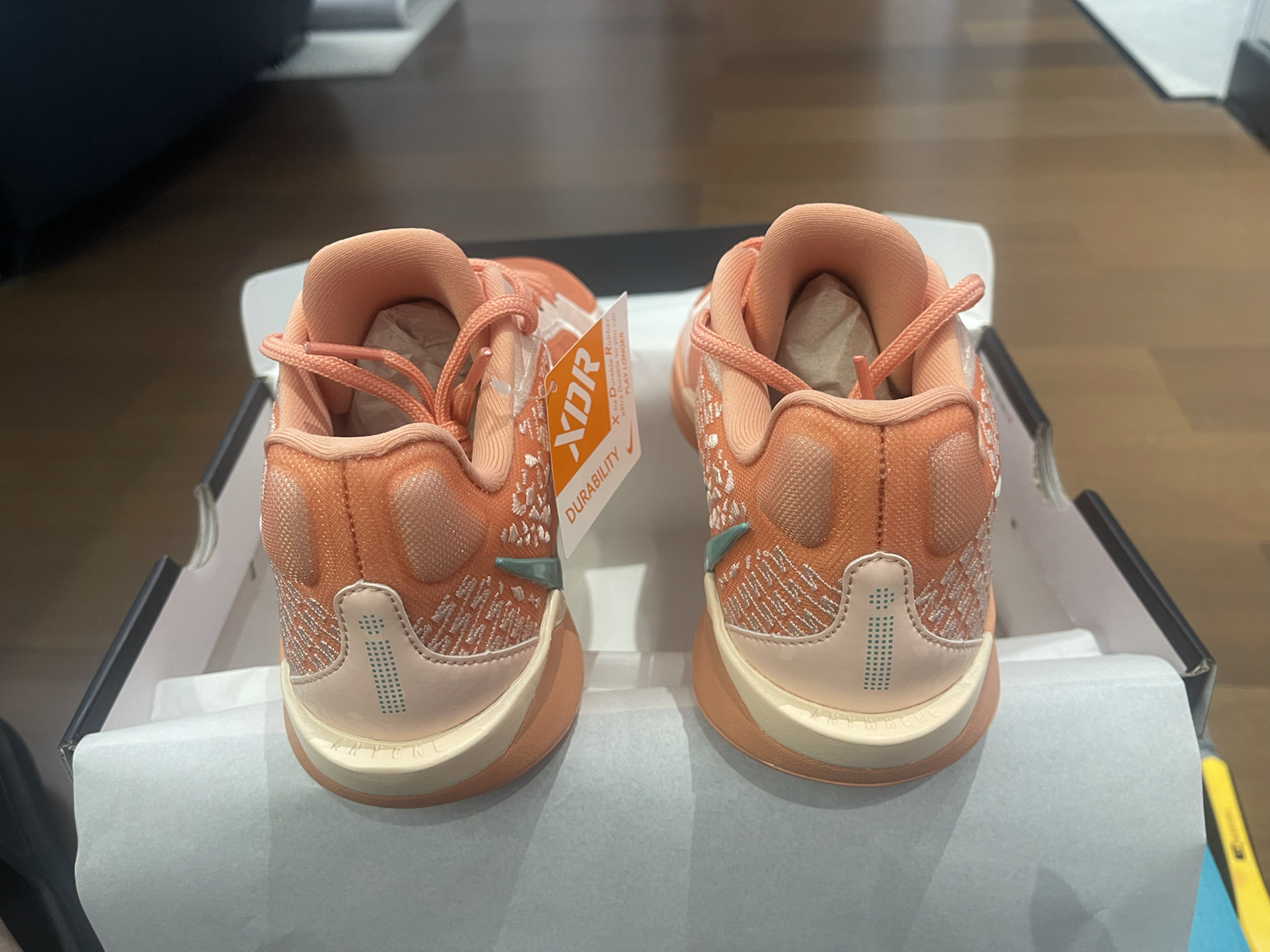 custom review-Nike Sabrina 2 'Абрикос Агат' Slip-resistant Abrasion-resistant Low-top Баскетбольные кроссовки Женские Orange