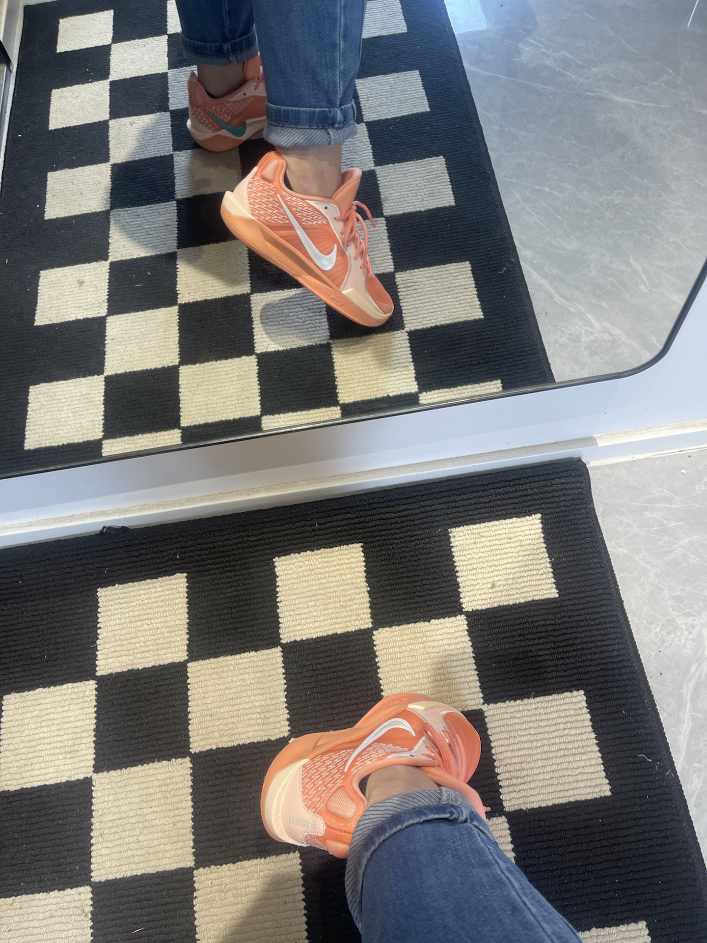 custom review-Nike Sabrina 2 'Абрикос Агат' Slip-resistant Abrasion-resistant Low-top Баскетбольные кроссовки Женские Orange