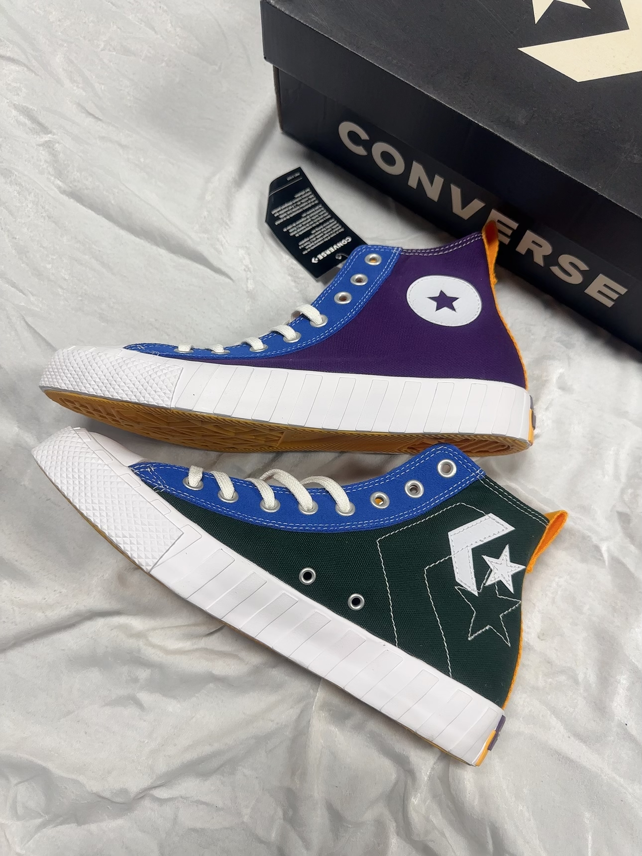 青春活力!匡威拼接配色真好看!