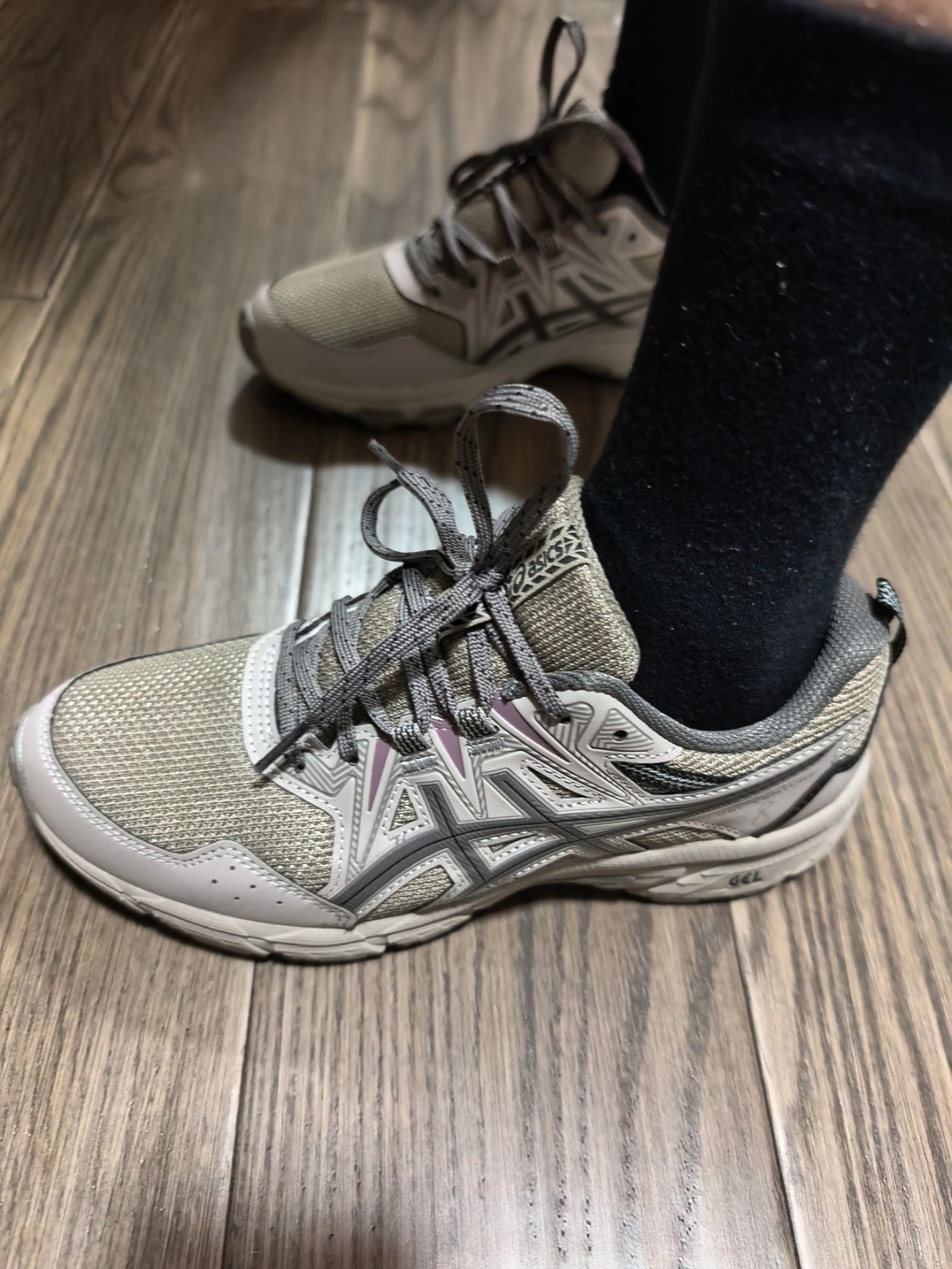 custom review-ASICS Gel Venture 8 Текстиль Синтетическая кожа Низкий верх Повседневная беговая обувь для троп городской коммутатор