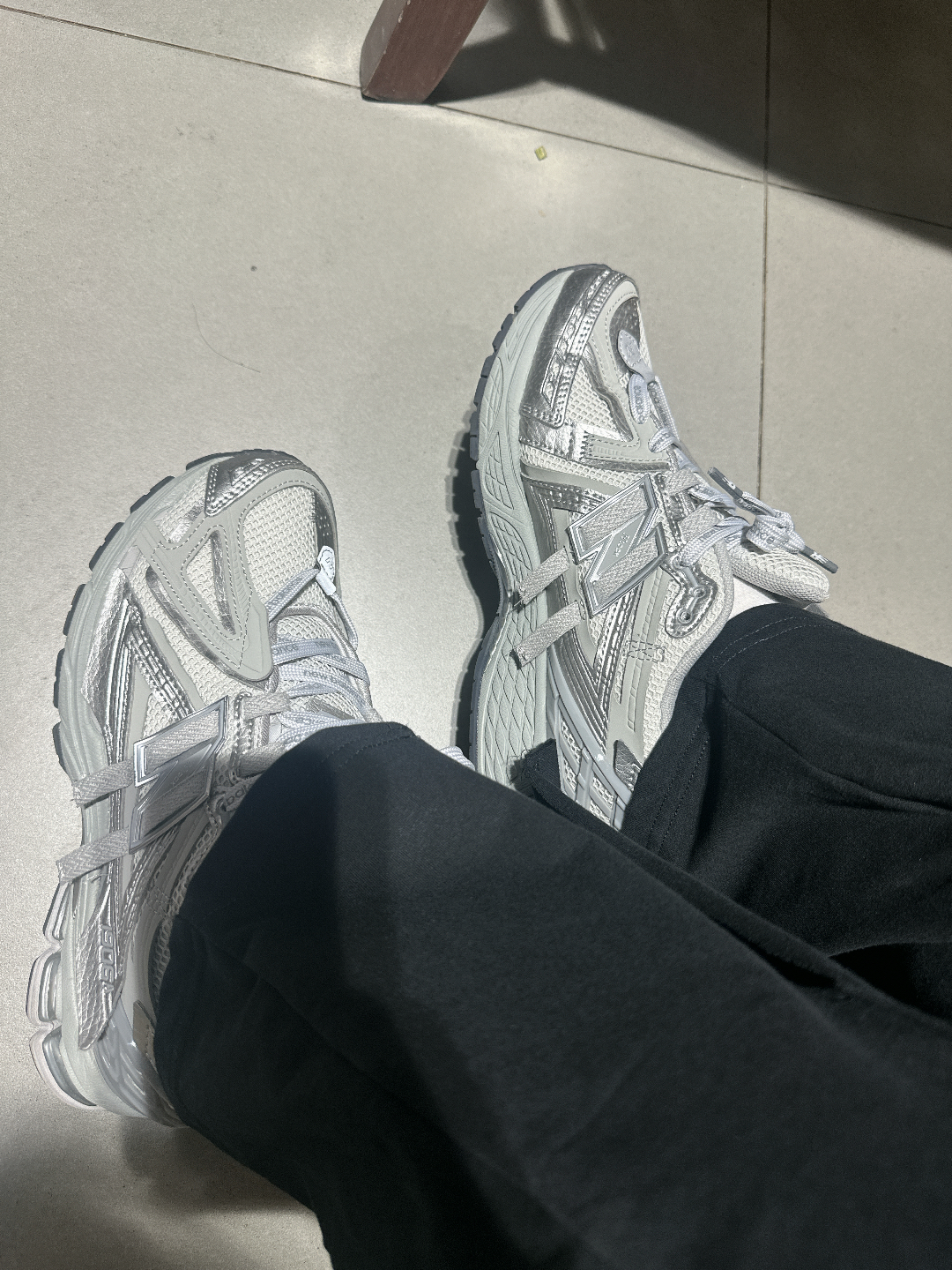 custom review-New Balance 1906A Износостойкие Дышащие Низкие Беговые кроссовки Унисекс Серебристо-серый