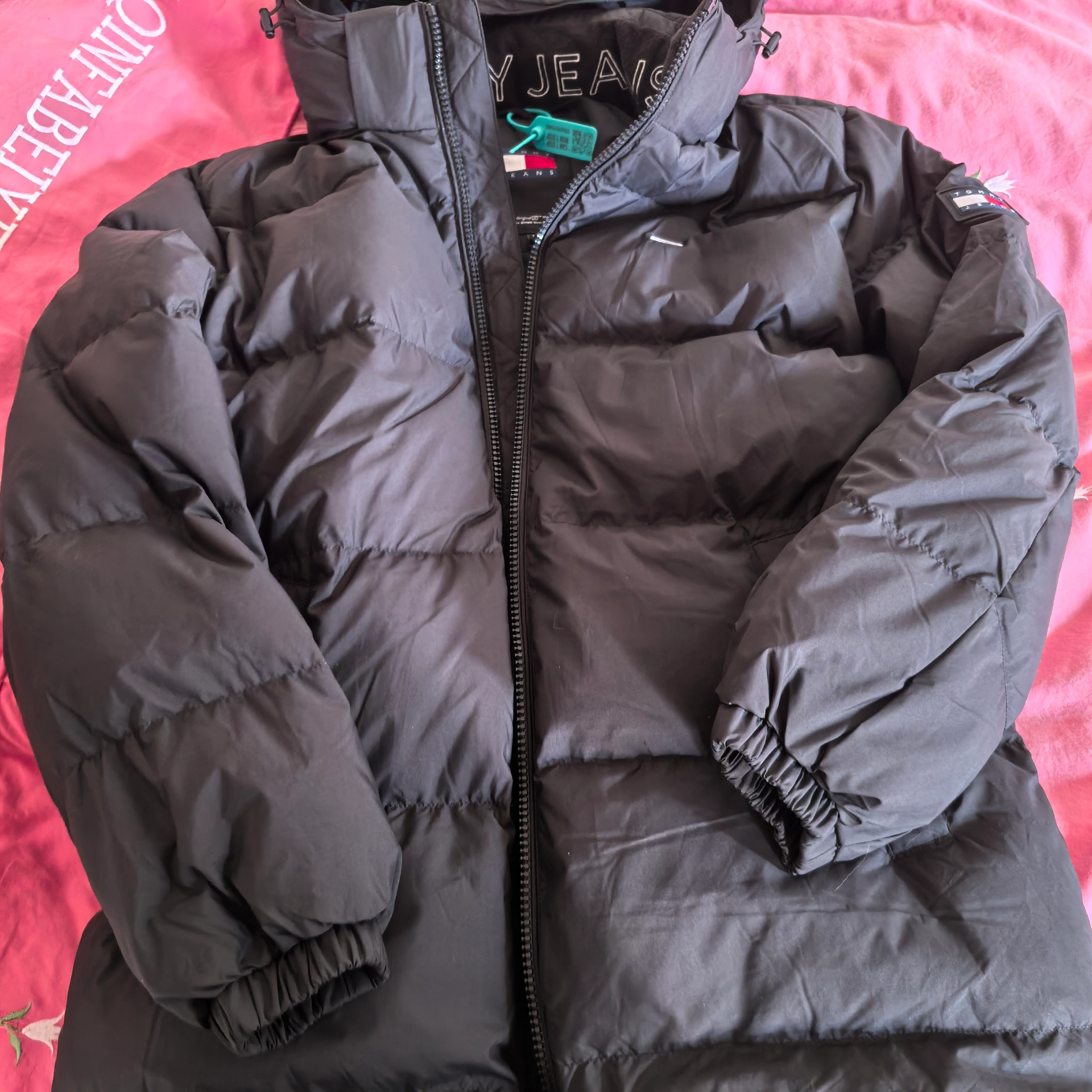 custom review-Tommy Hilfiger Куртки и Пальто Мужской Черный