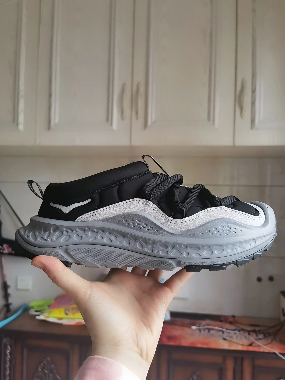 custom review-HOKA ONE ONE Ora Primo Нижняя юбка Устойчивая к истиранию Низкий Топ Кэжуал Унисекс Черный