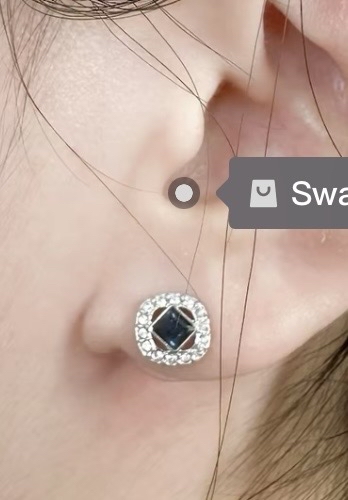 custom review-Swarovski Una Angelic Серьги-гвоздики Женские