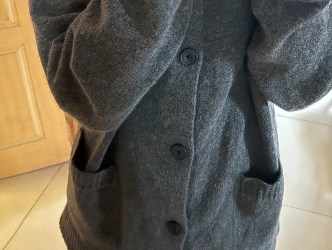 custom review-UNIQLO Свитер Унисекс Свинцово-серый