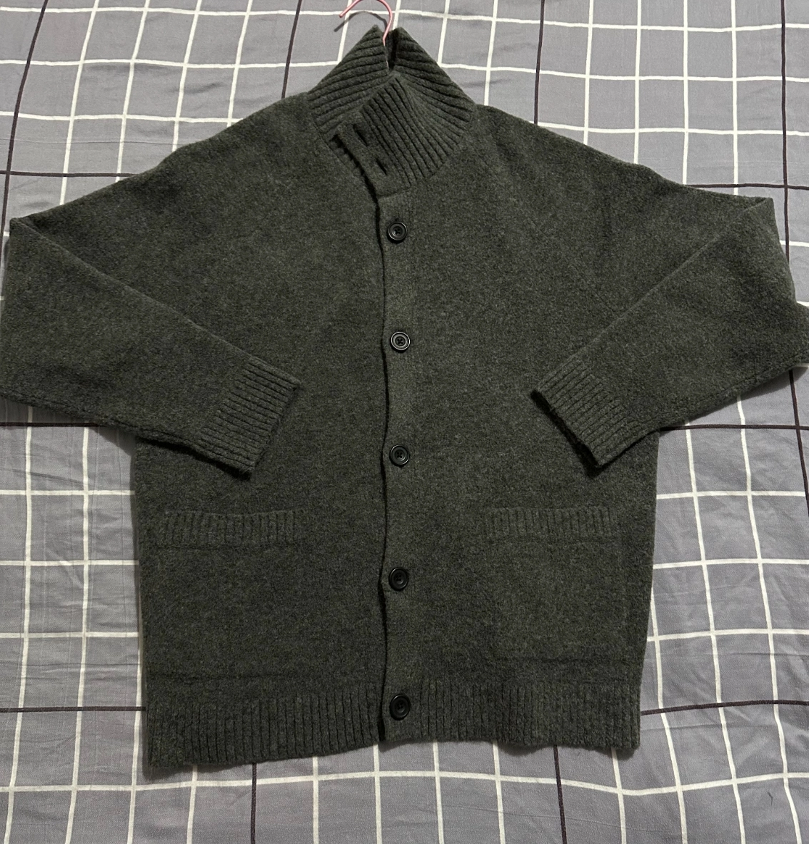 custom review-UNIQLO Свитер Унисекс Свинцово-серый