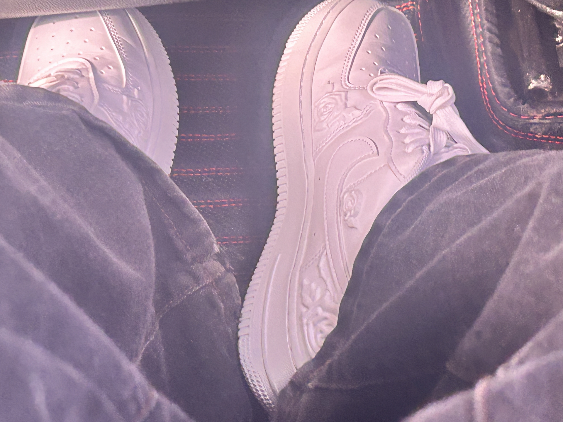 custom review-Nike Air FORCE 1 Slip-on Устойчивый к истиранию Низкий Топ Скейтбординг Кроссовки Женские Белые