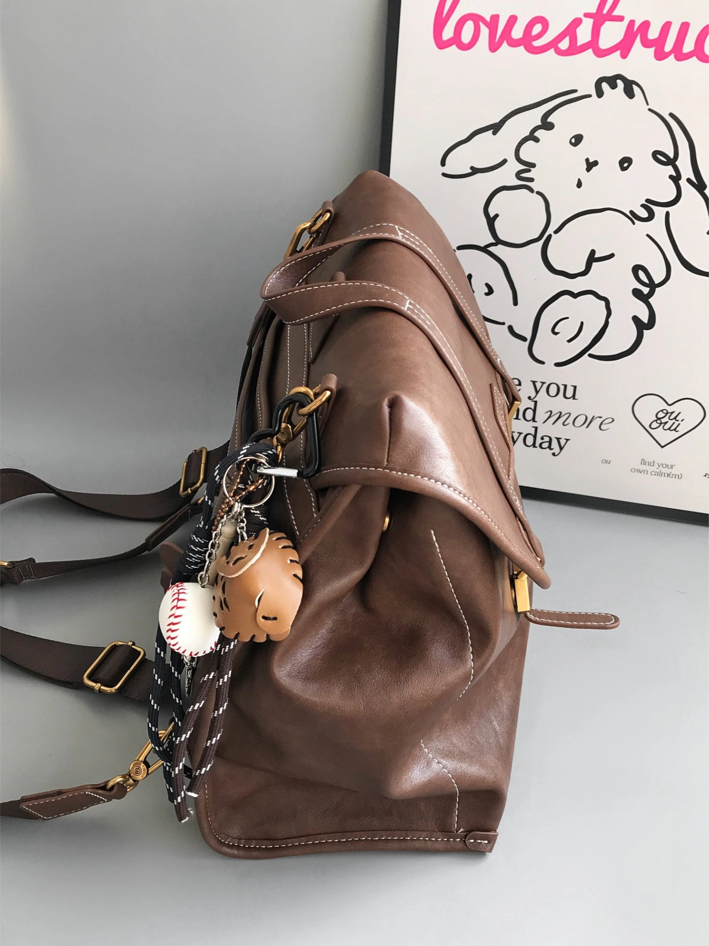 wok!挖到了超大容量的史努比包包!