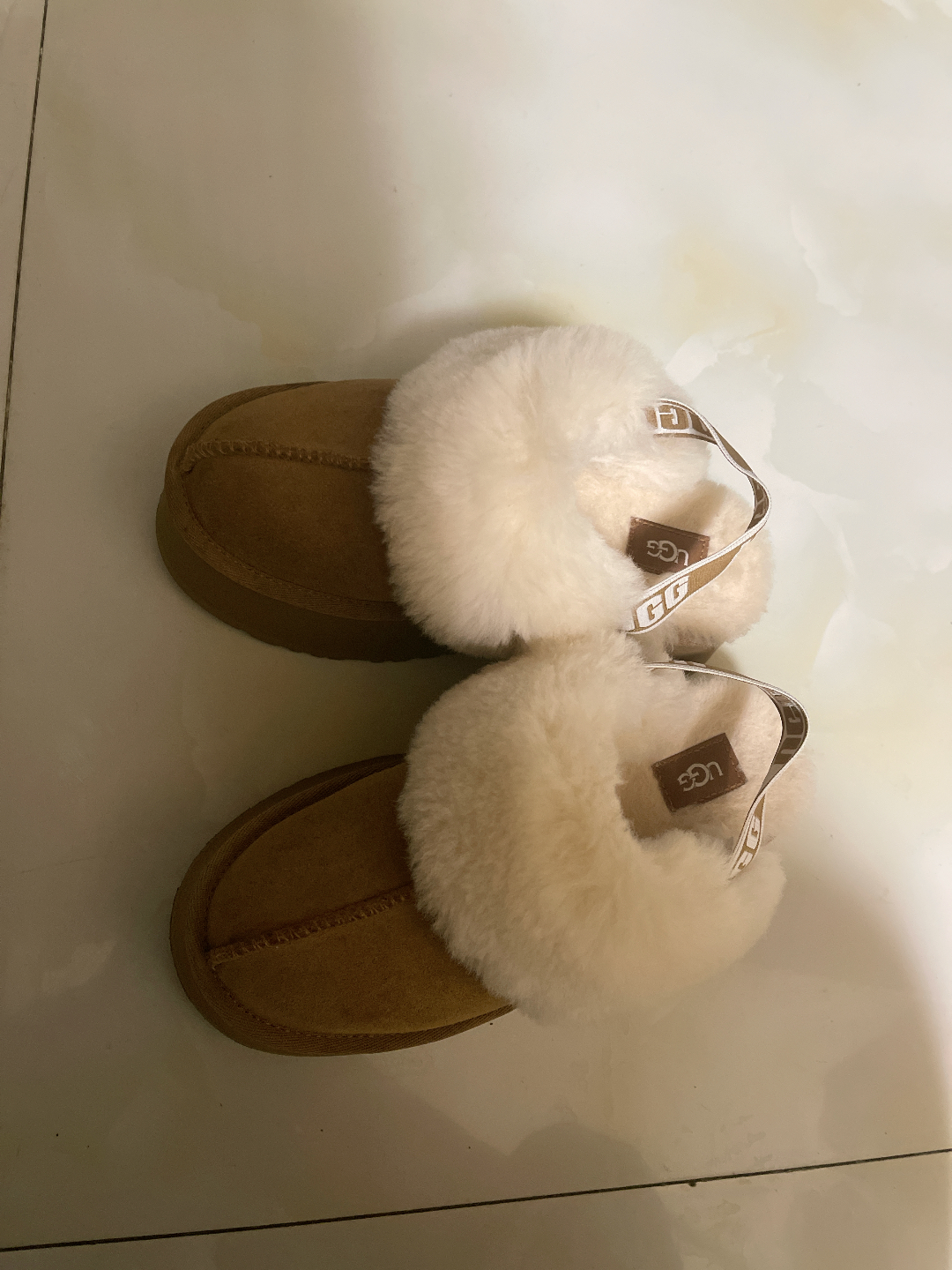 custom review-UGG Funkette ЭВА противоскользящие домашние тапочки женские каштановые