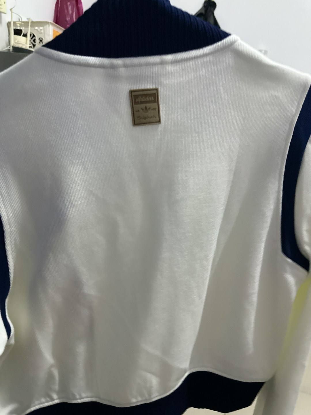 custom review-Adidas Originals RETROTRACK Топ Sporty Клуб Куртки Пальто Женские Нефритовый Белый