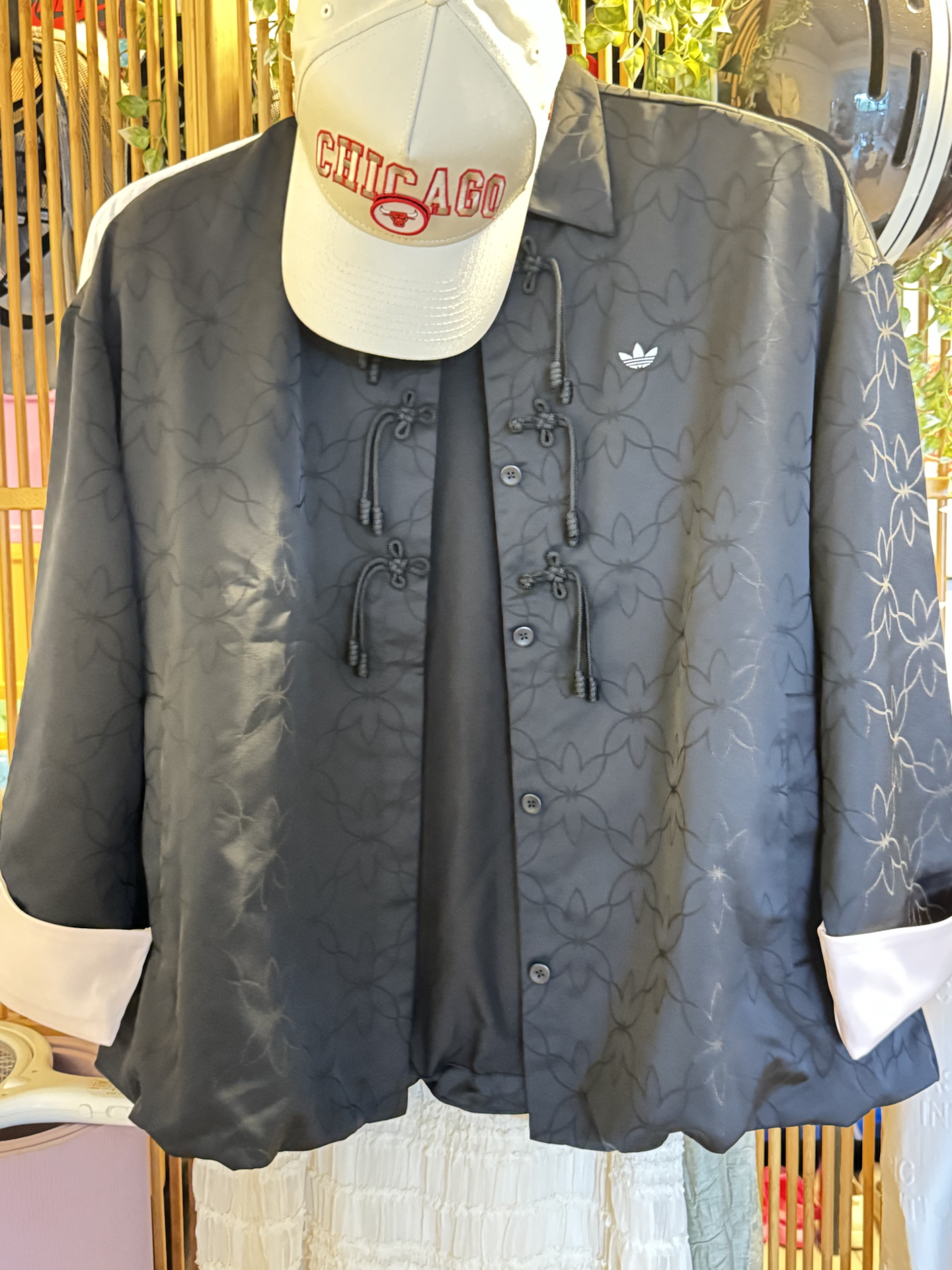 custom review-Adidas Originals NEW CN Куртка Женская Черная