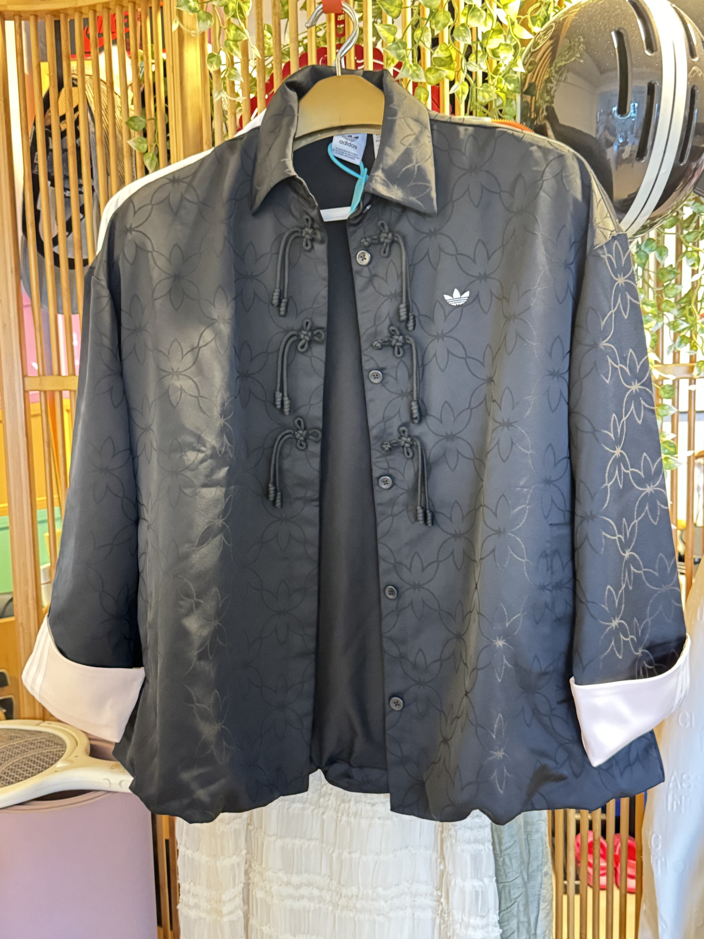 custom review-Adidas Originals NEW CN Куртка Женская Черная