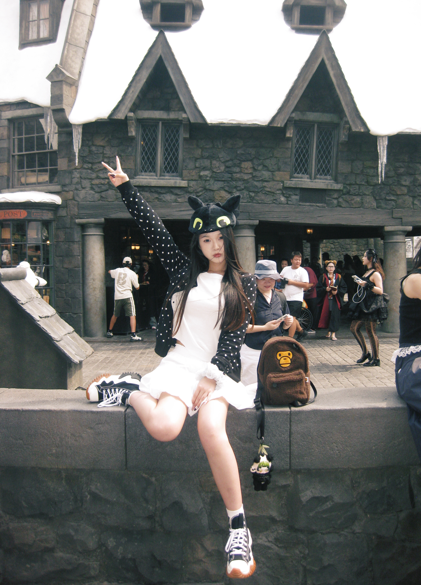 custom review-A BATHING APE Полиэстер Рюкзак Стандартный (Standard) Унисекс Коричневый