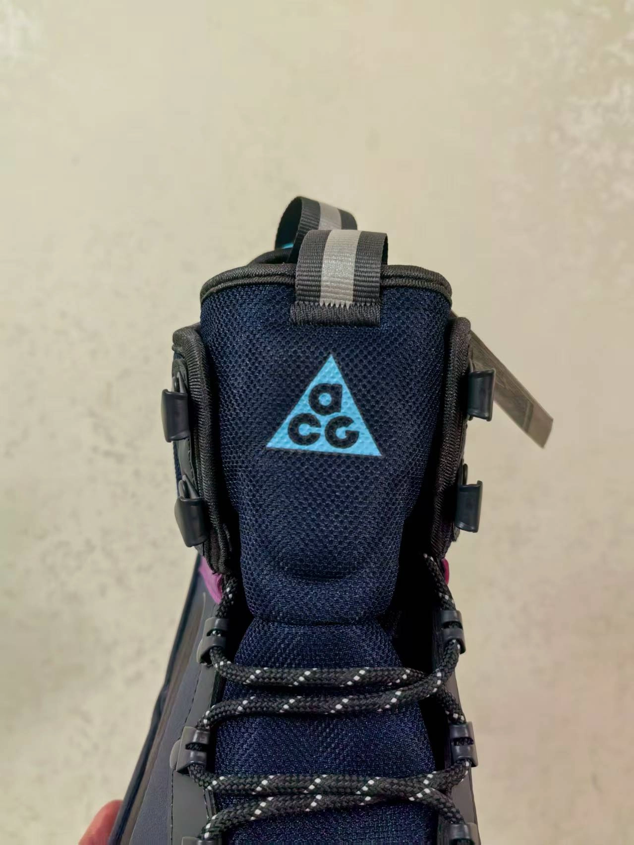 custom review-Nike Air Zoom GAIADOME Устойчивый к истиранию Высокий Топ Походная обувь Мужская Темно-синий