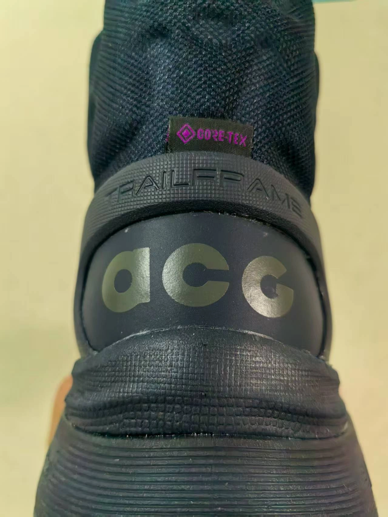 custom review-Nike Air Zoom GAIADOME Устойчивый к истиранию Высокий Топ Походная обувь Мужская Темно-синий