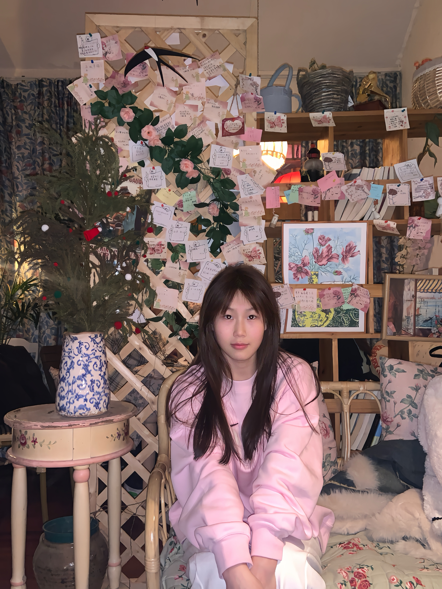 custom review-nike AS W NSW Cozy FLC OS CRW Толстовка Женская Розовая