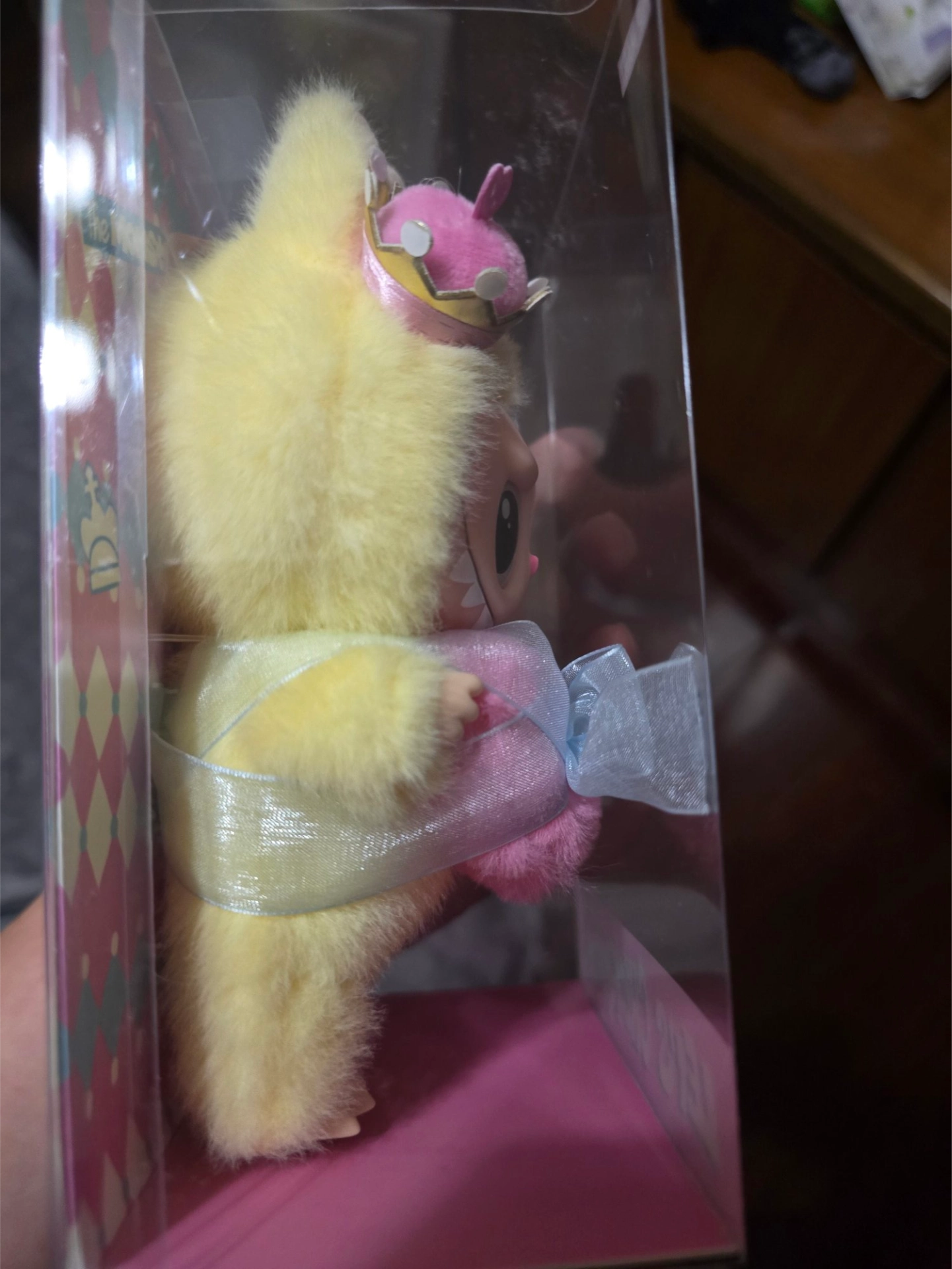 custom review-POP MART THE MONSTERS LABUBU Let's Checkmate, Виниловая Плюшевая Королева, Прозрачный Слепой Бокс На Карточке