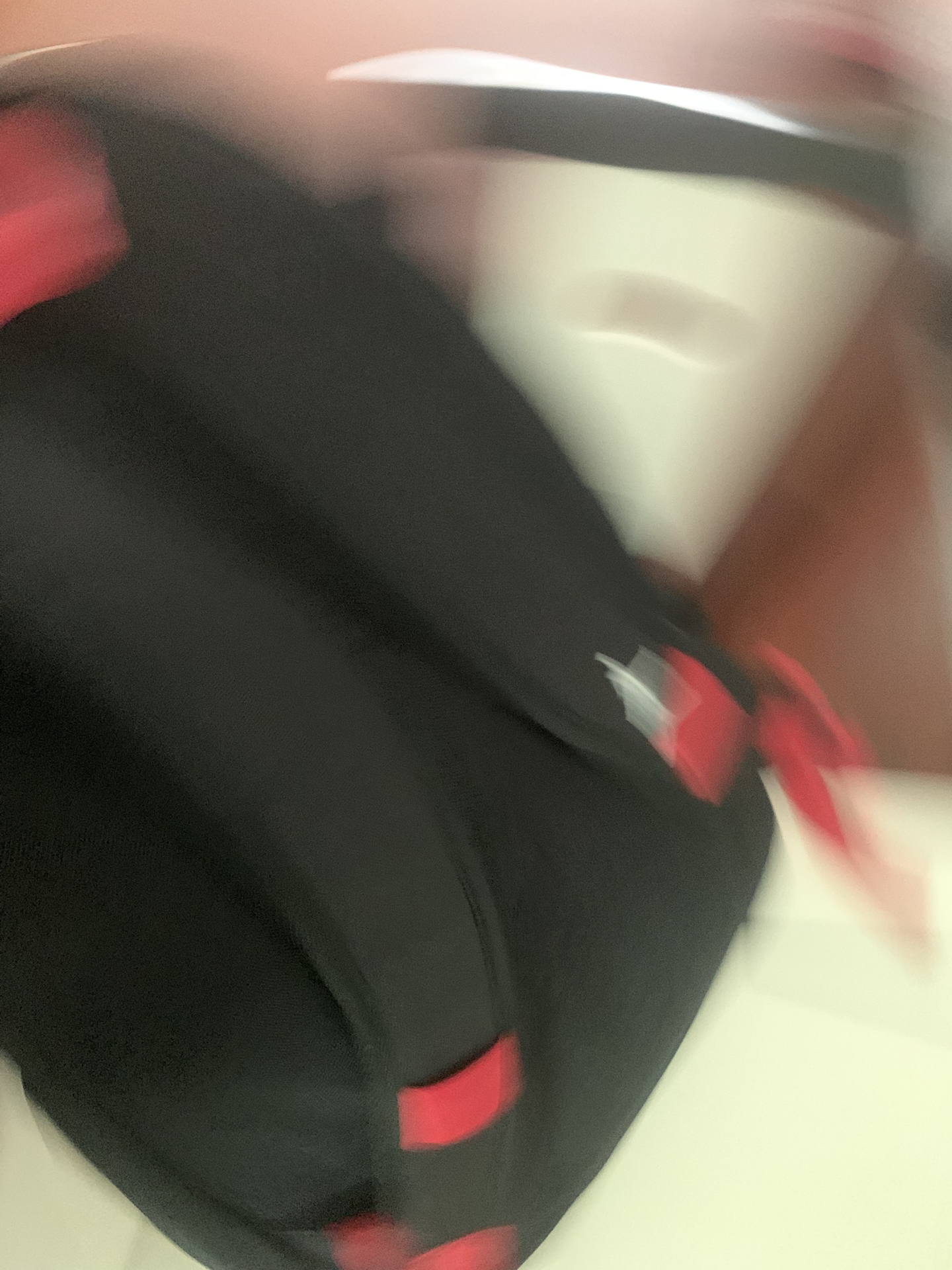 custom review-Jordan Полиэстер Рюкзак Стандартный (Standard) Унисекс Черный Красный