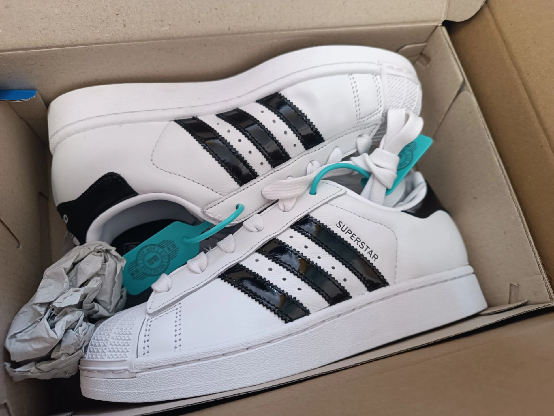 custom review-Adidas Originals Superstar 2 Устойчивые к истиранию низкие скейтборд-кроссовки Женские Белые