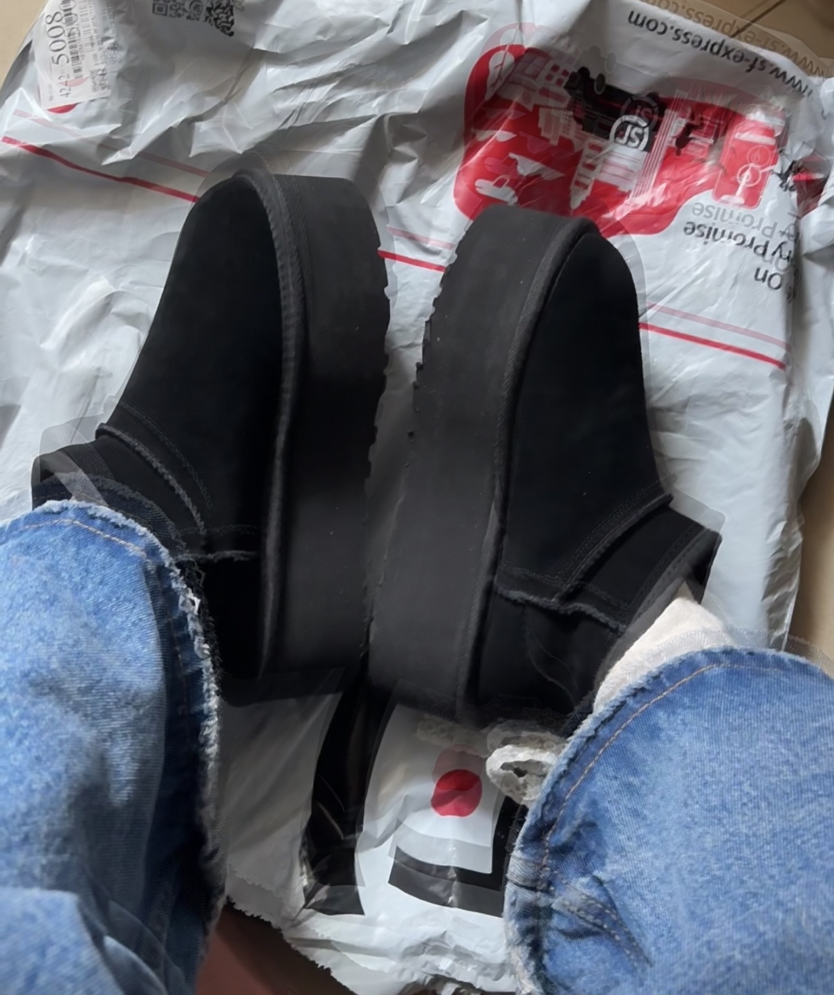 custom review-UGG Короткие Снежные Ботинки Женские Черные