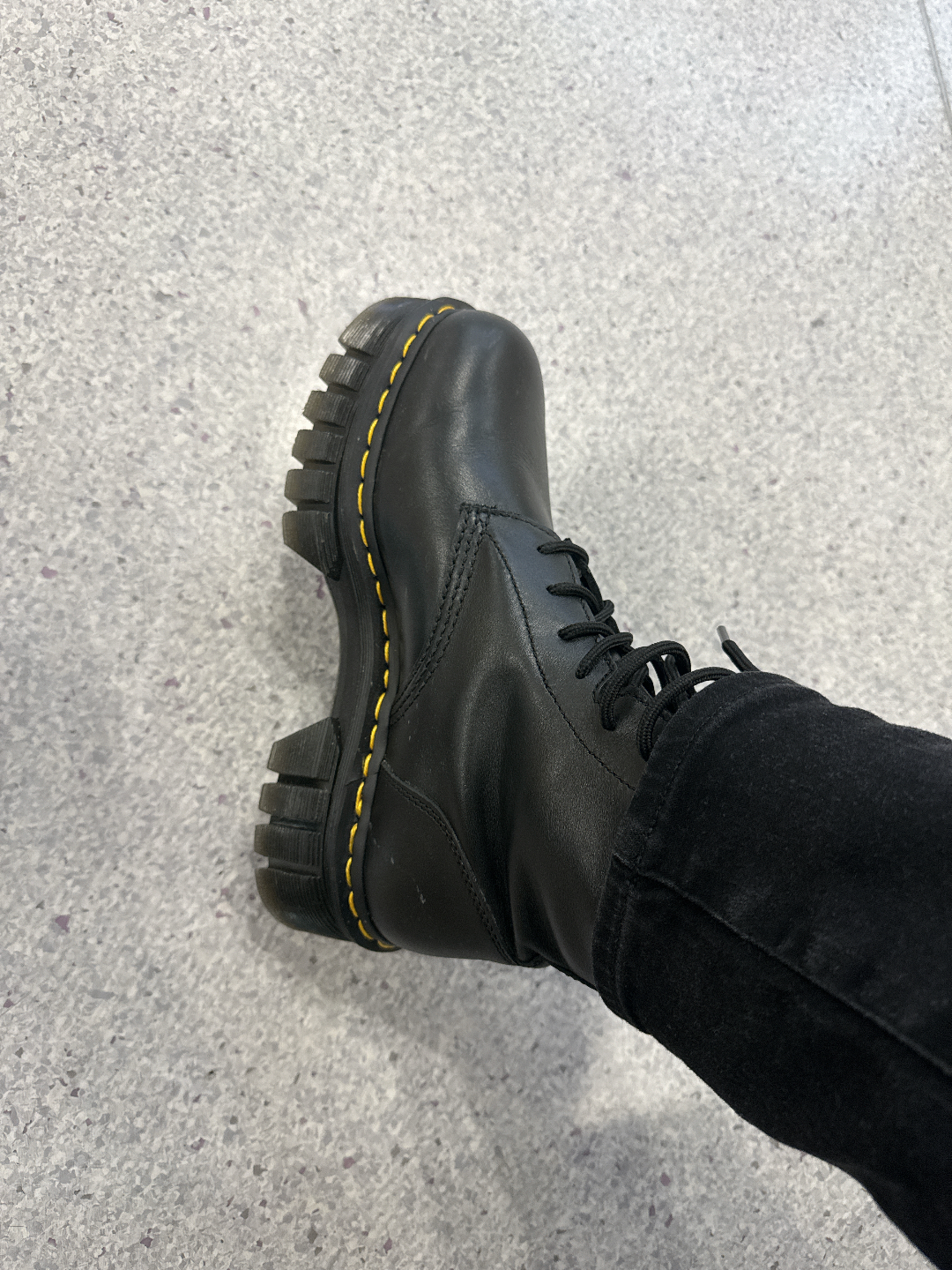 custom review-Dr.Martens Audrick Короткий Мартин Ботинок Унисекс Угольный Черный