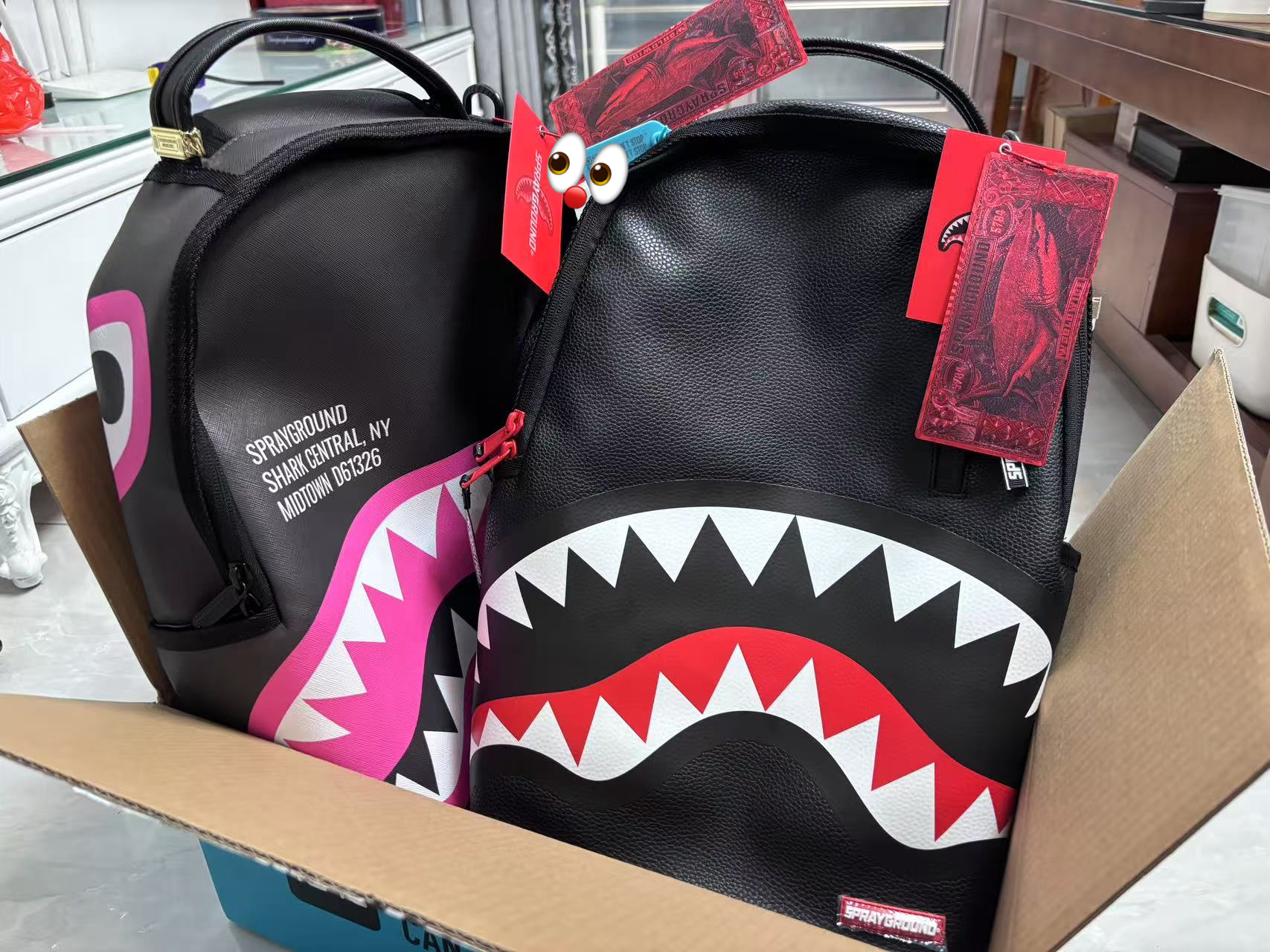 custom review-SPRAYGROUND Рюкзак из ПВХ Унисекс Черный