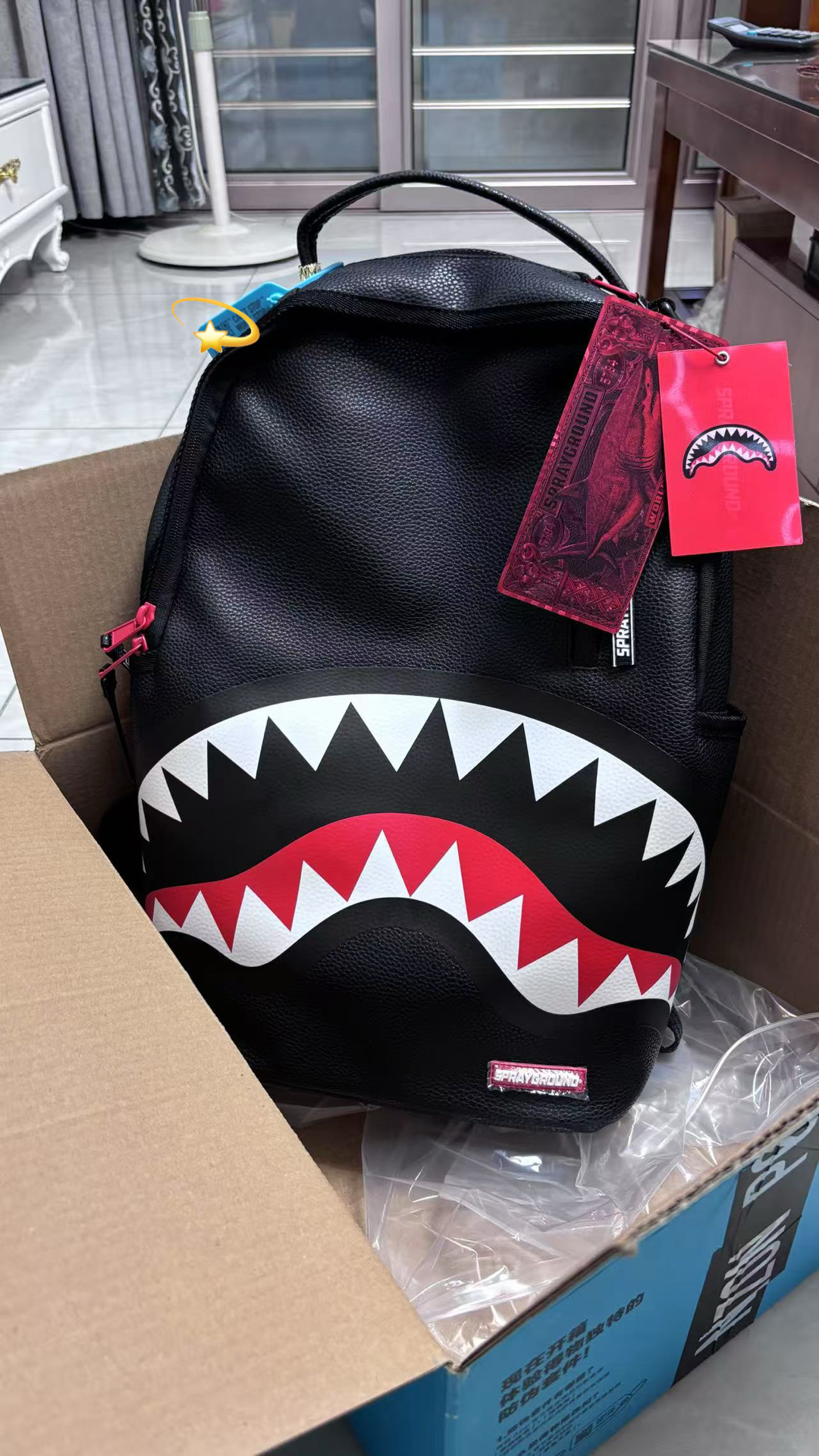 custom review-SPRAYGROUND Рюкзак из ПВХ Унисекс Черный