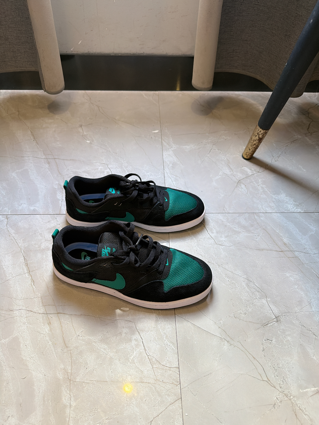 custom review-Nike SB Alleyoop Low Топ Скейтборд Кроссовки Мужские Черные Зеленые