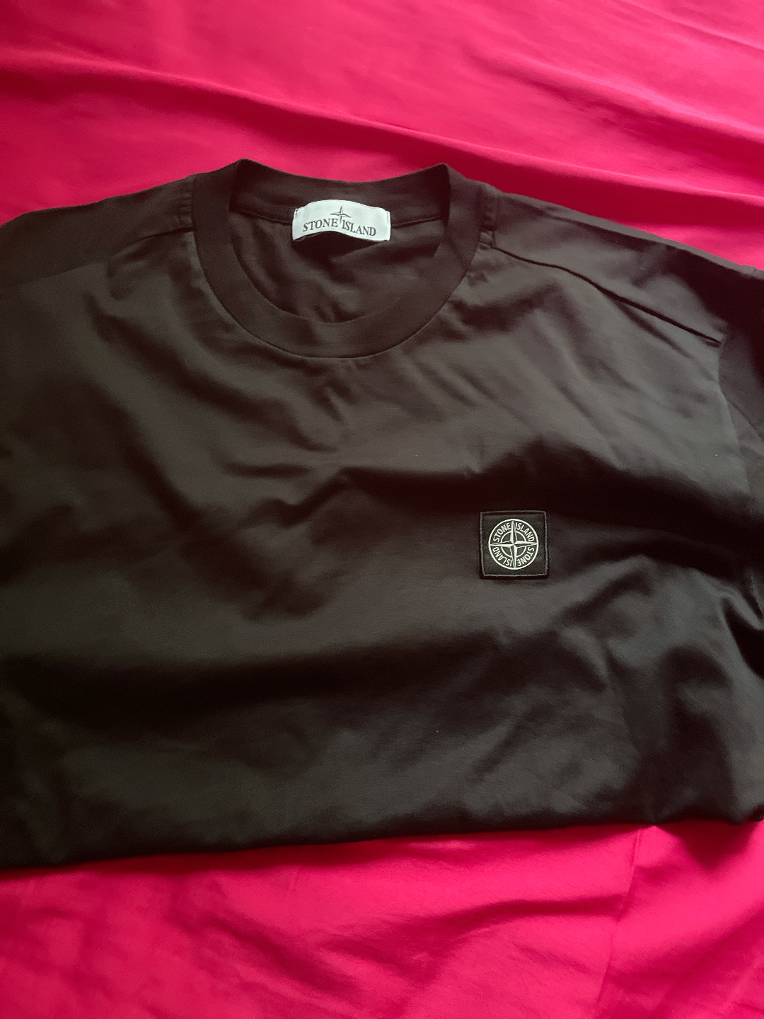 custom review-STONE ISLAND T-Shirt Унисекс Черный