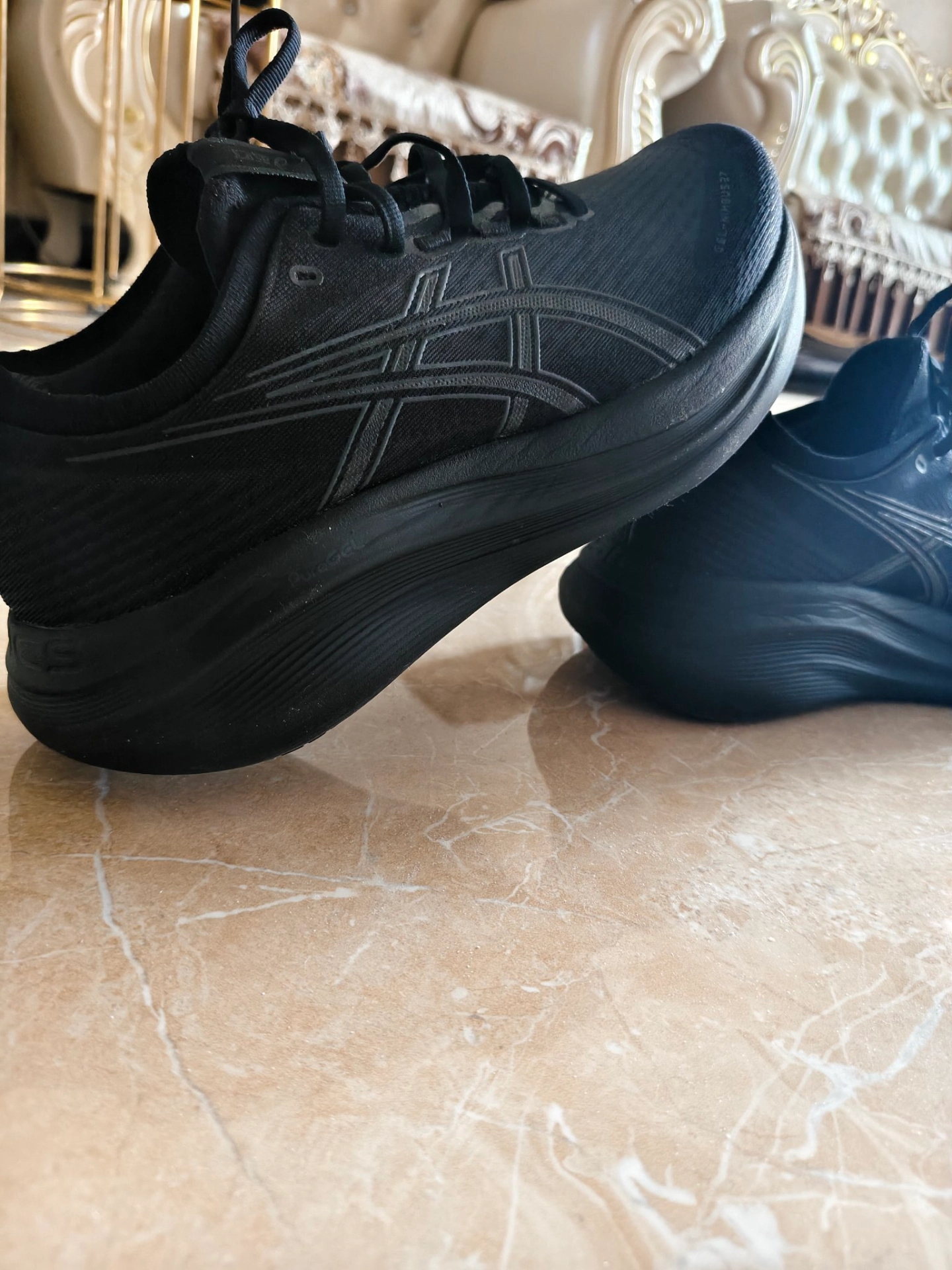 custom review-ASICS Гель Nimbus 27 Беговые кроссовки Низкий Топ Черный Мужской