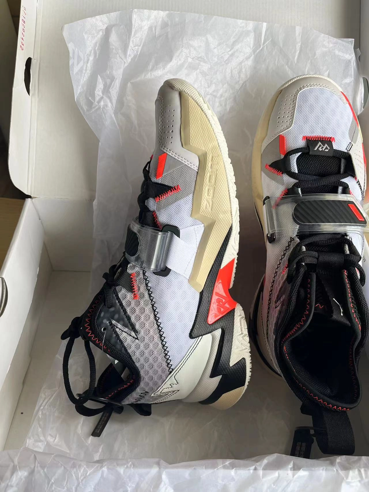 custom review-Джордан Why Not Zer0,3 PF Russell Westbrook 3 Амортизация MID Топ Баскетбольные кроссовки Унисекс Белый Серый Азиатская Версия