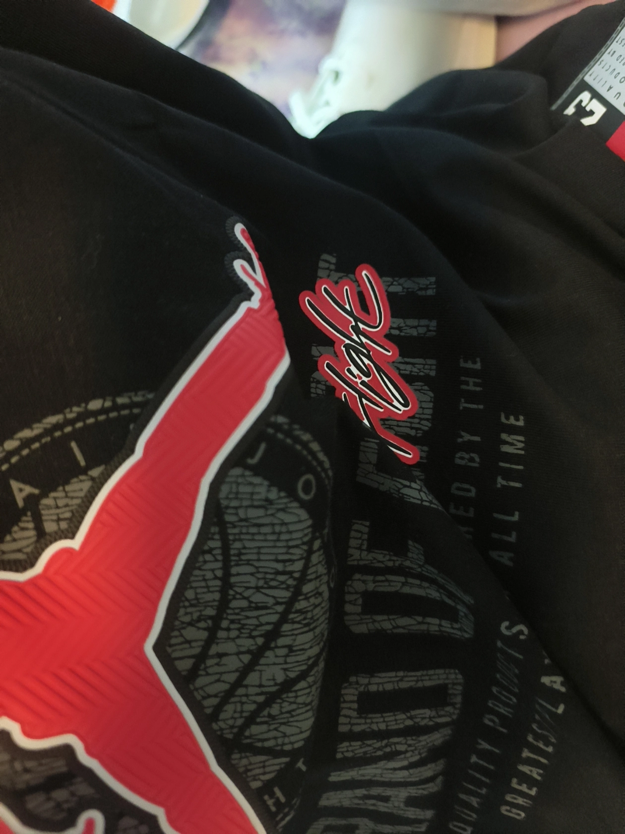 custom review-Джордан Школьный возраст T-рубашки