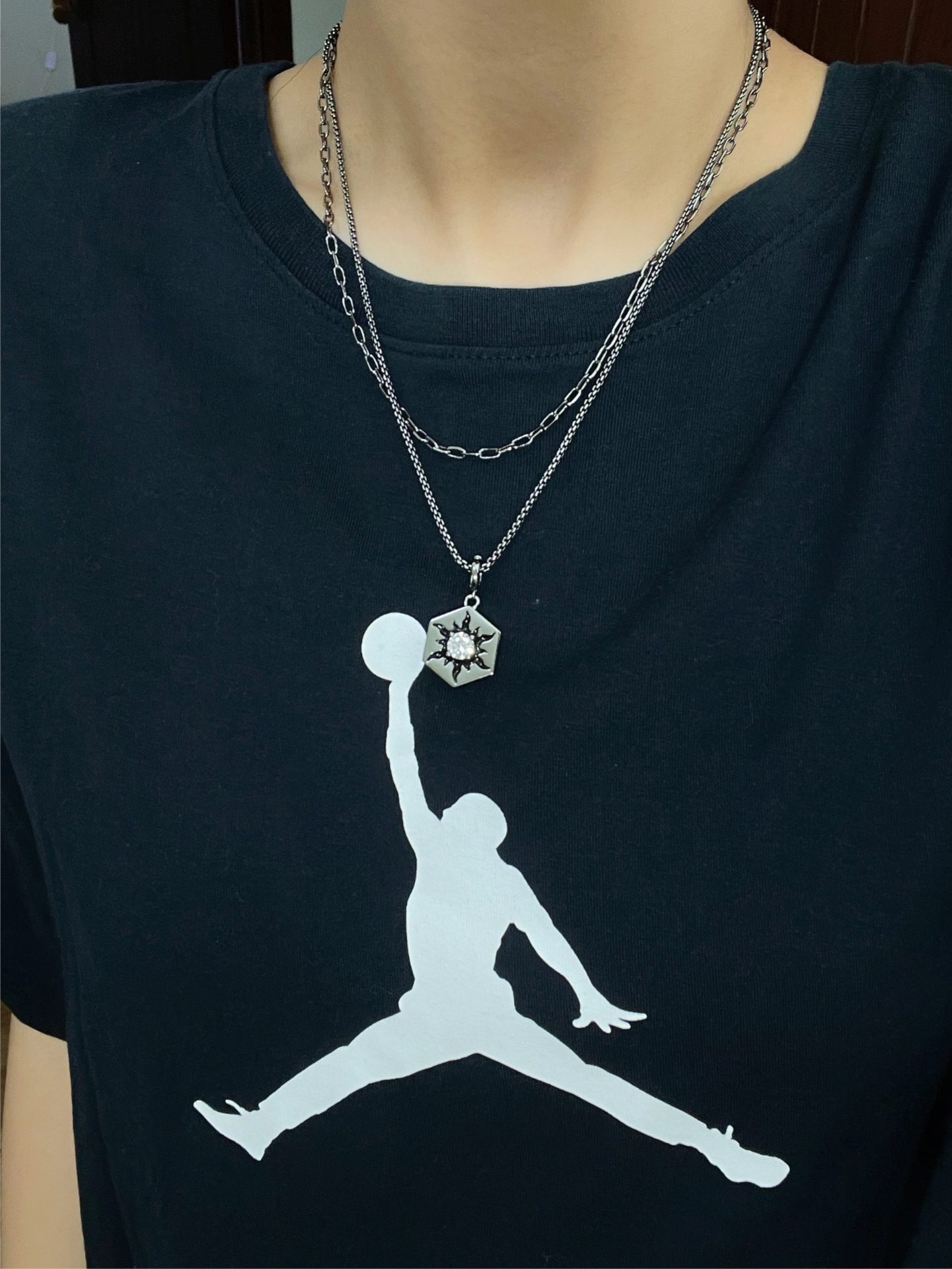 日常又百搭的太阳神项链 好酷!