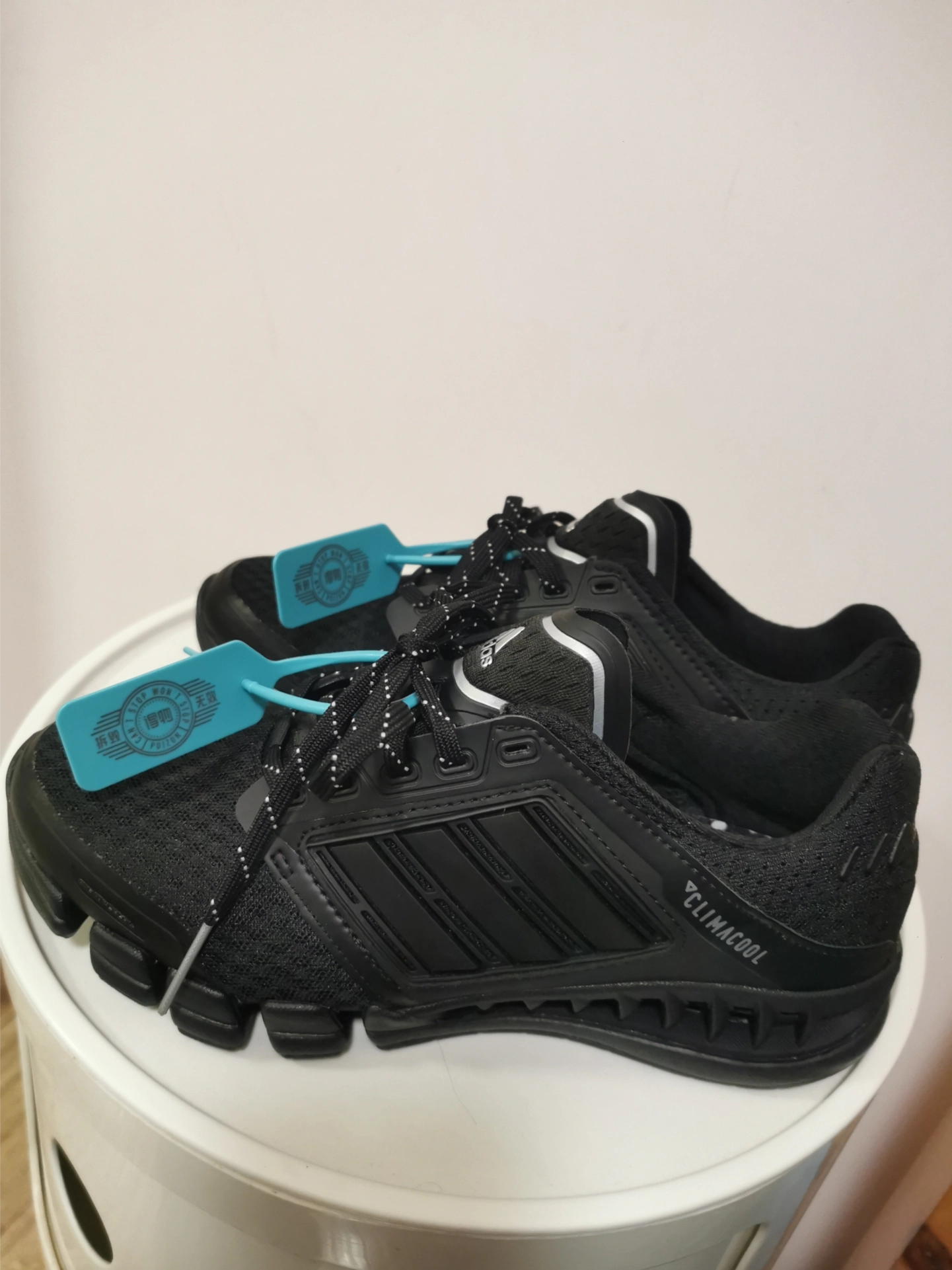 custom review-Adidas CC Revolution Устойчивый к истиранию Низкий Топ Бег Унисекс Черный