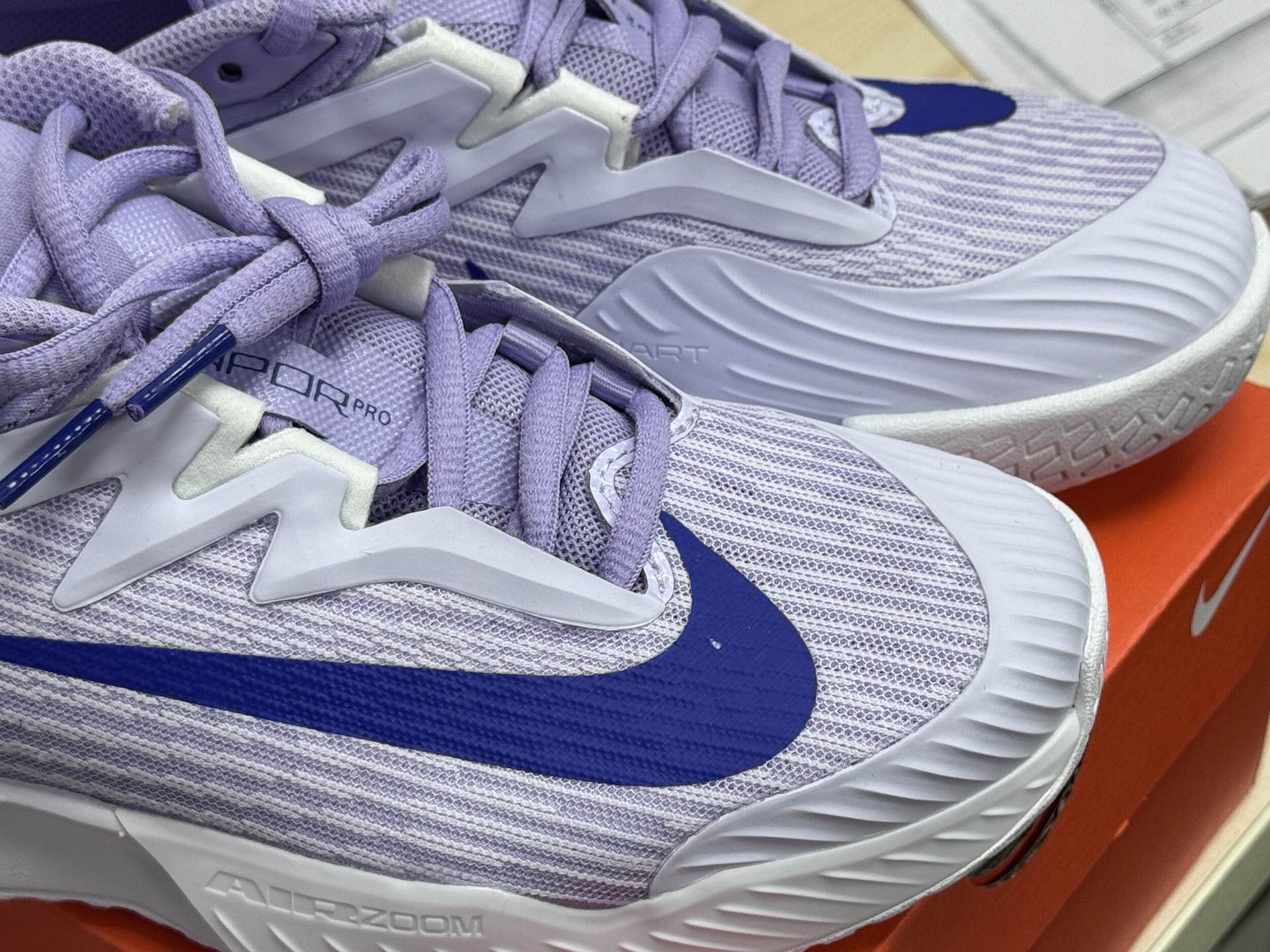 custom review-Nike Vapor Pro 3 Устойчивые к истиранию Низкие Кроссовки для тенниса Женские Фиолетовые