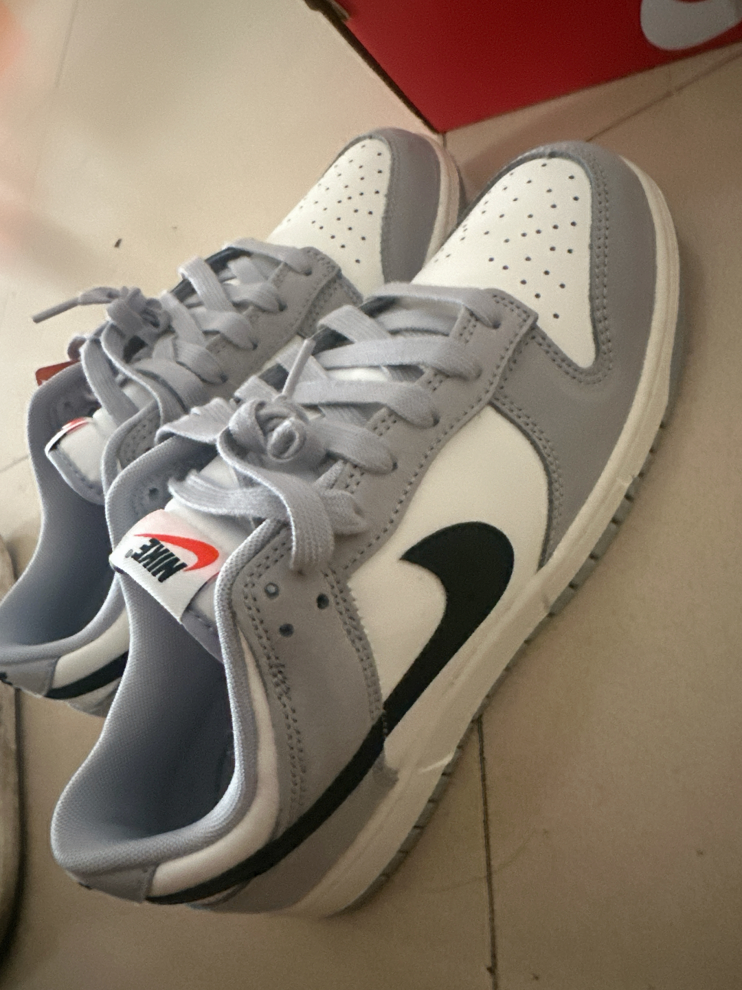 custom review-Nike Dunk Slip-on Устойчивый к истиранию Низкий Топ Скейтбординг Мужской Серый