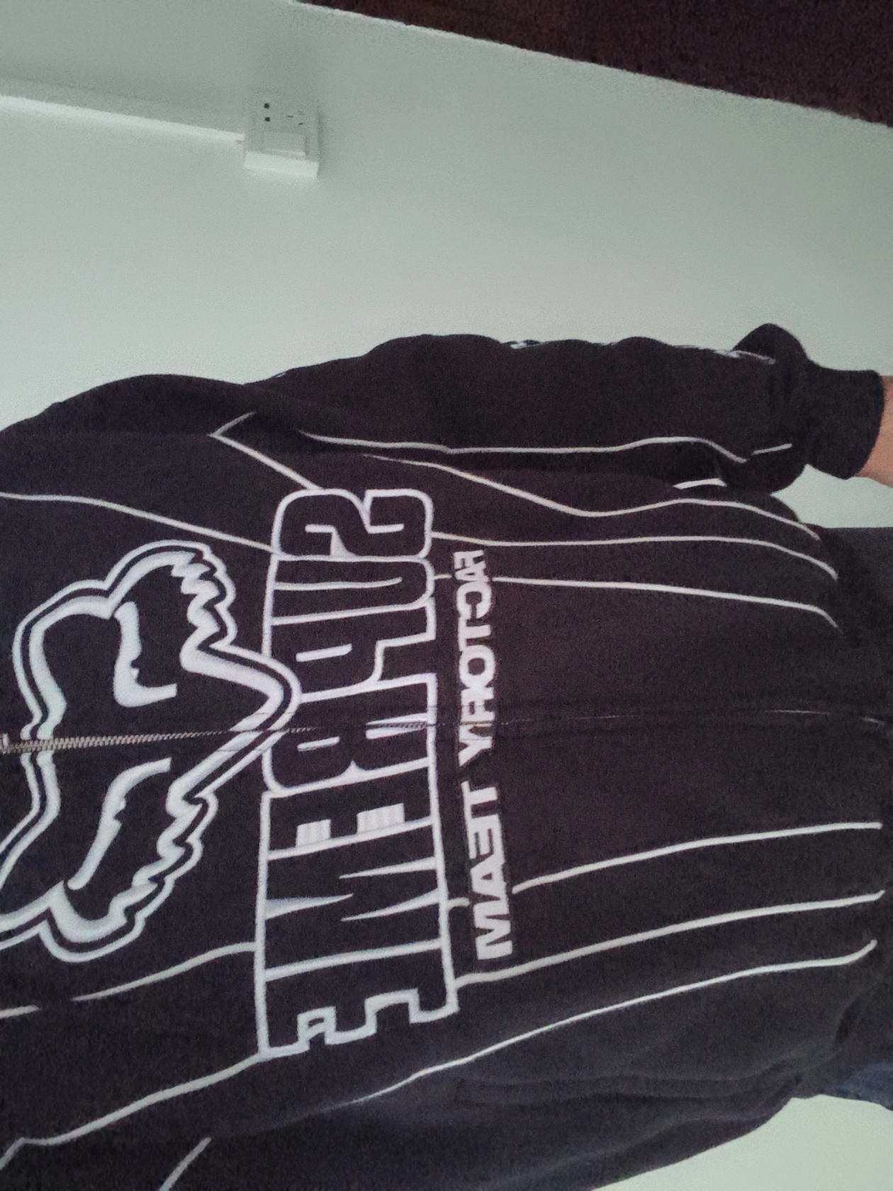 custom review-Supreme x Fox Racing FW25 WEEK9 ZIP UP Худи Унисекс