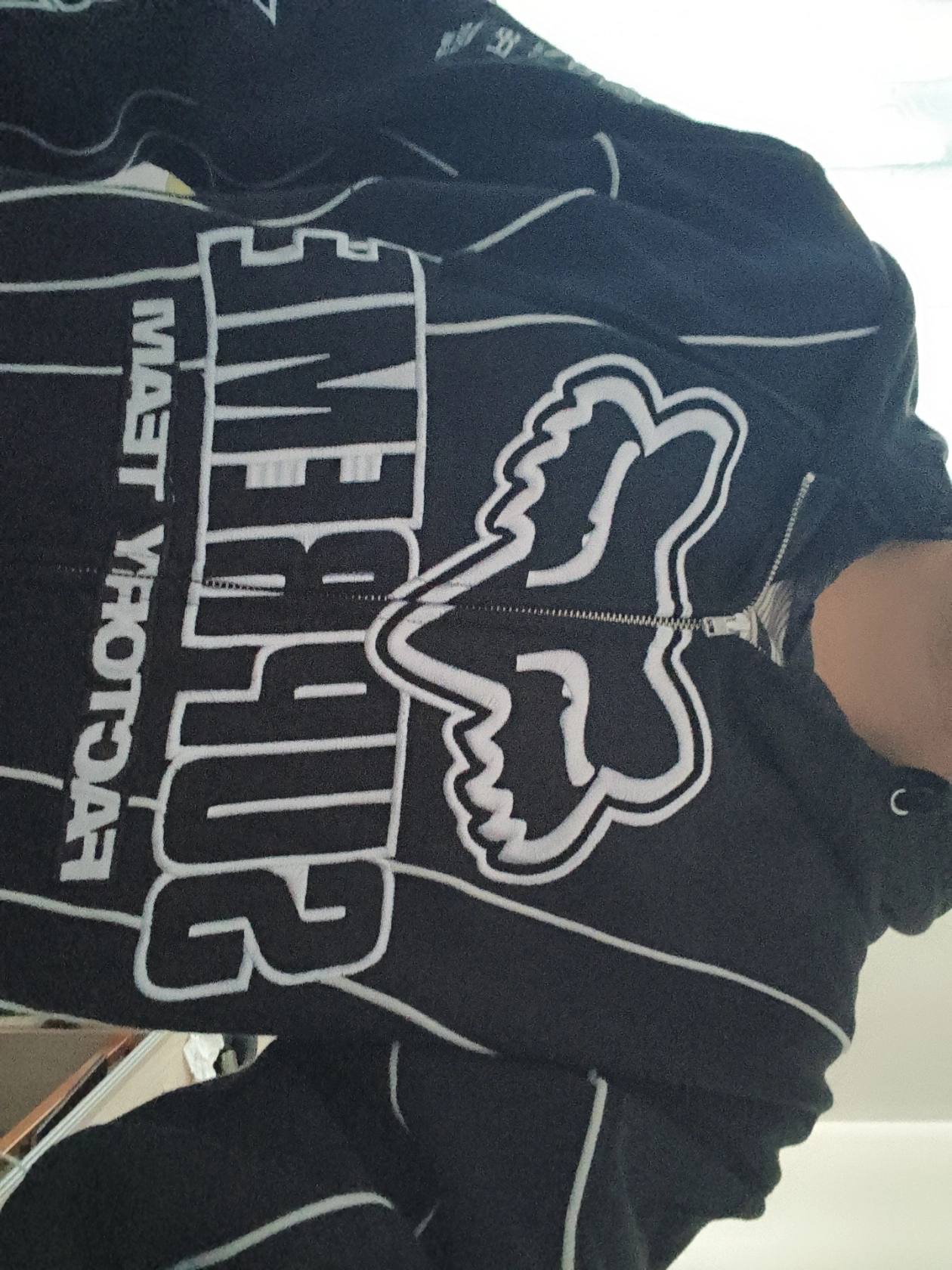 custom review-Supreme x Fox Racing FW25 WEEK9 ZIP UP Худи Унисекс