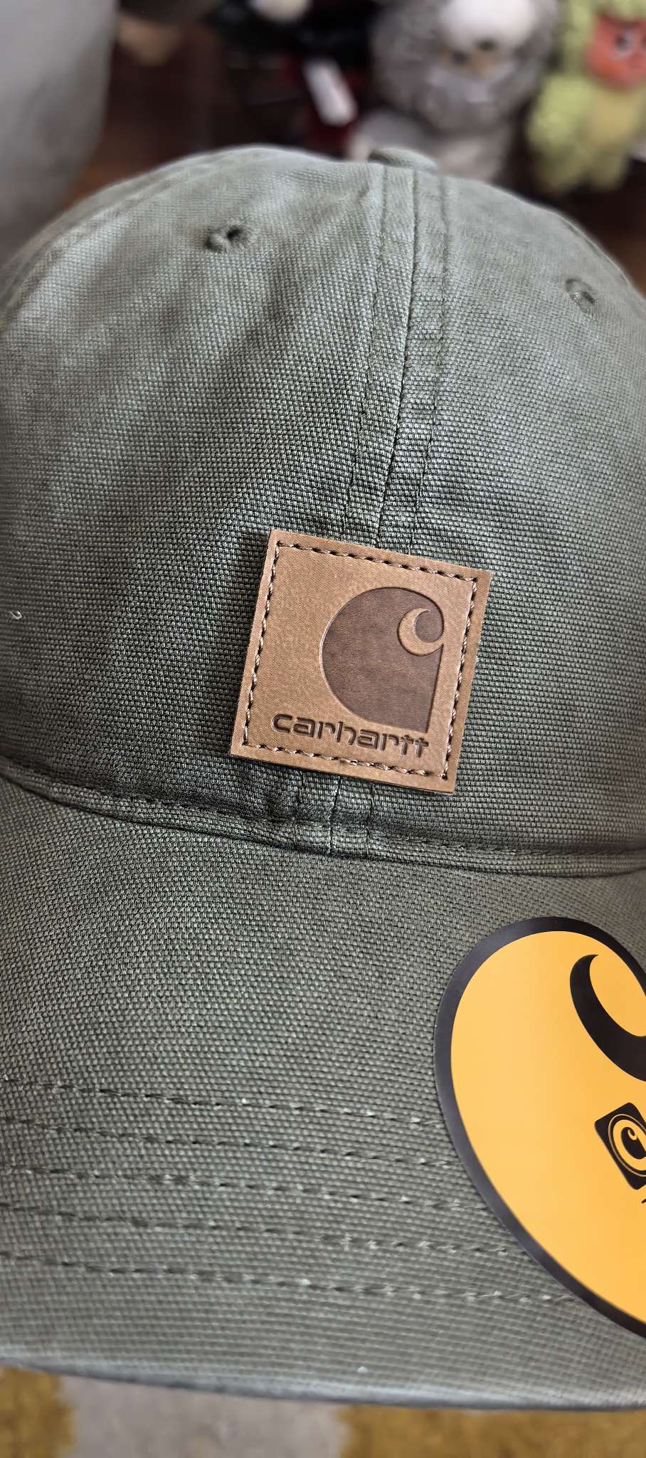 custom review-Carhartt Хлопковые кепки унисекс зеленые