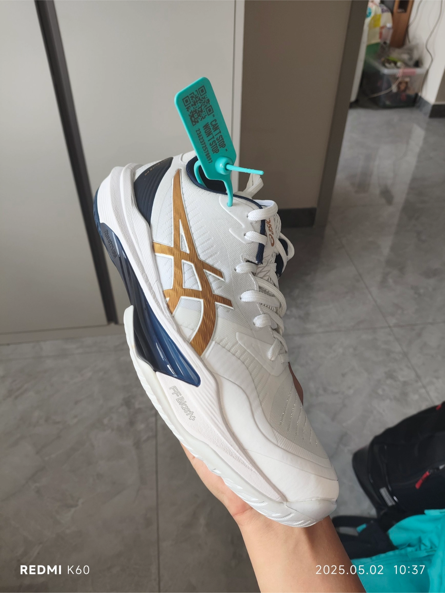 custom review-ASICS Sky Elite FF 3 Low Топ Кроссовки для тренировок Мужской Белый Золото