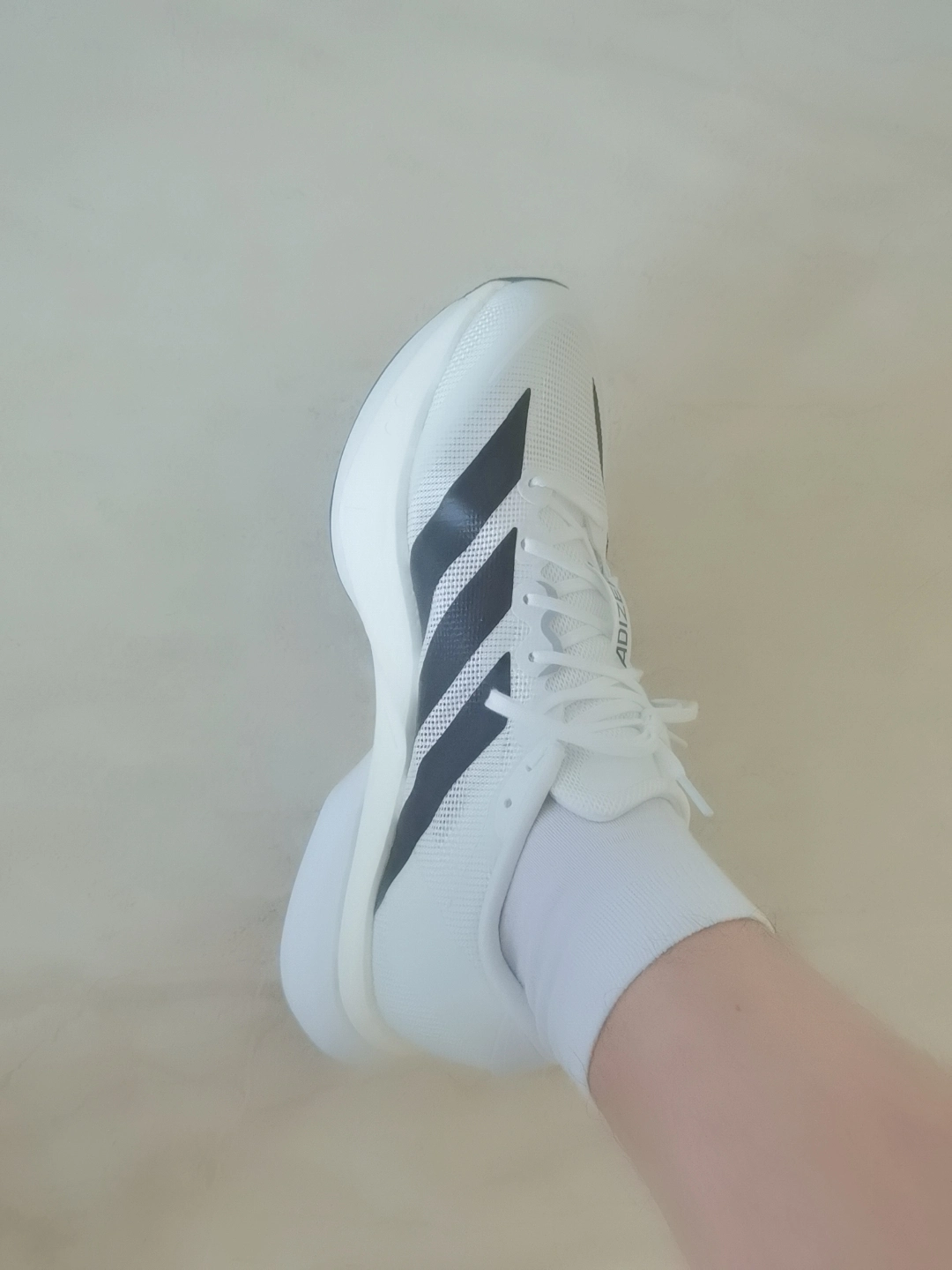 custom review-Adidas Adizero Boston 13 Slip-Resistant Низкий Топ Тренировочные Марафон Беговые Кроссовки Мужские Белый Черный