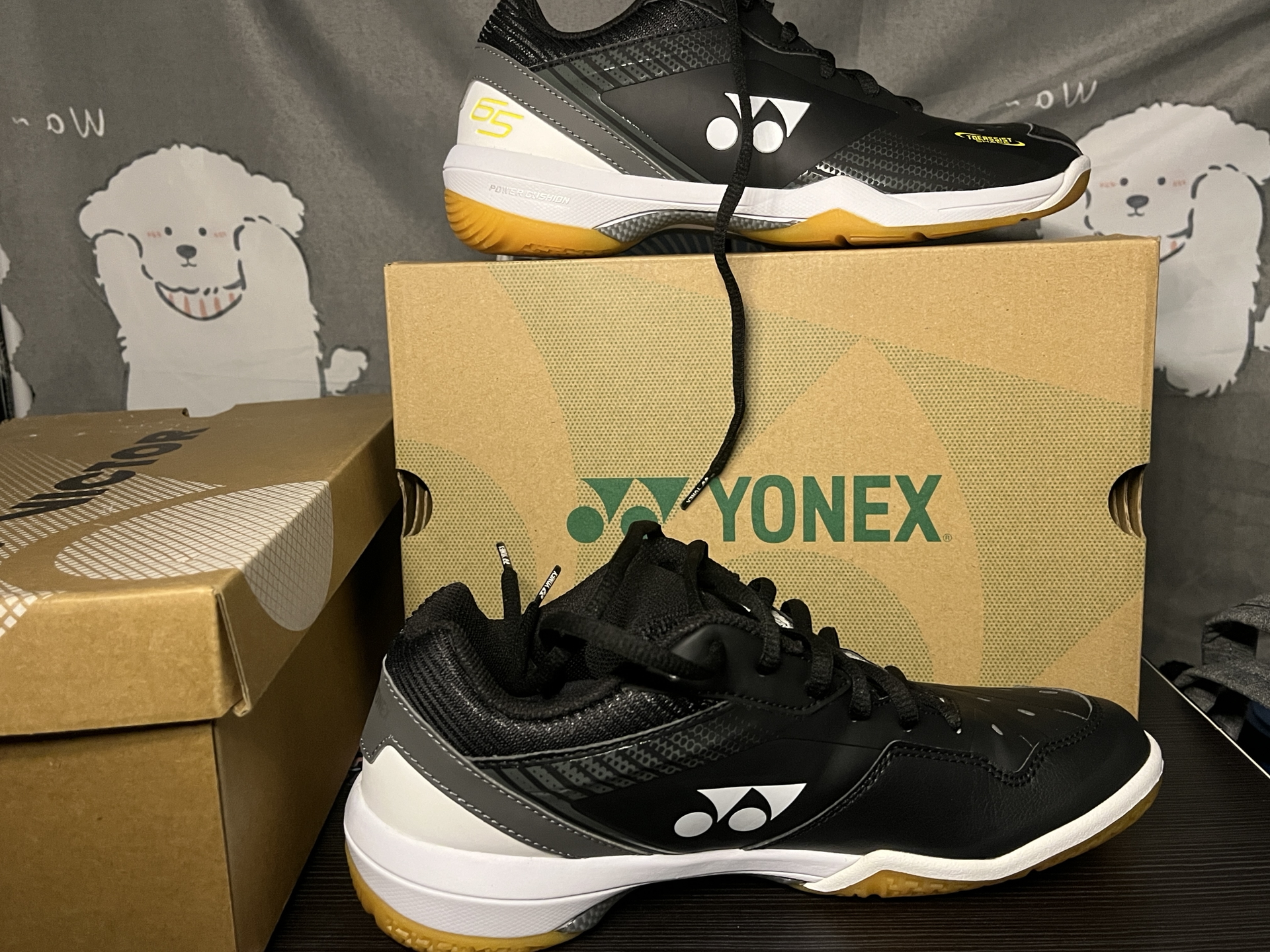 custom review-YONEX 65 3 Амортизация Противоскользящая Устойчивая к истиранию Дышащая Легкая Низкий Верх Бадминтонная Обувь Мужская