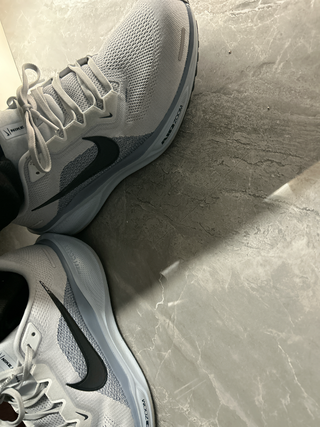 custom review-Nike Pegasus 41 Low Топ Zoom AIR Marathon Sprint Long-Distance Running Обувь Мужская Белый Серый